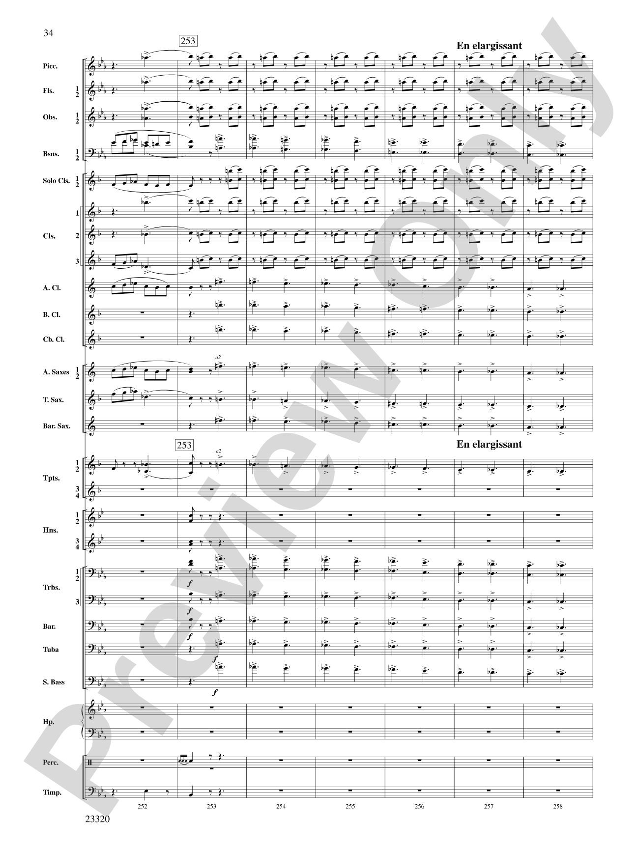 March and Cortege of Bacchus: Concert Band Conductor Score & Parts