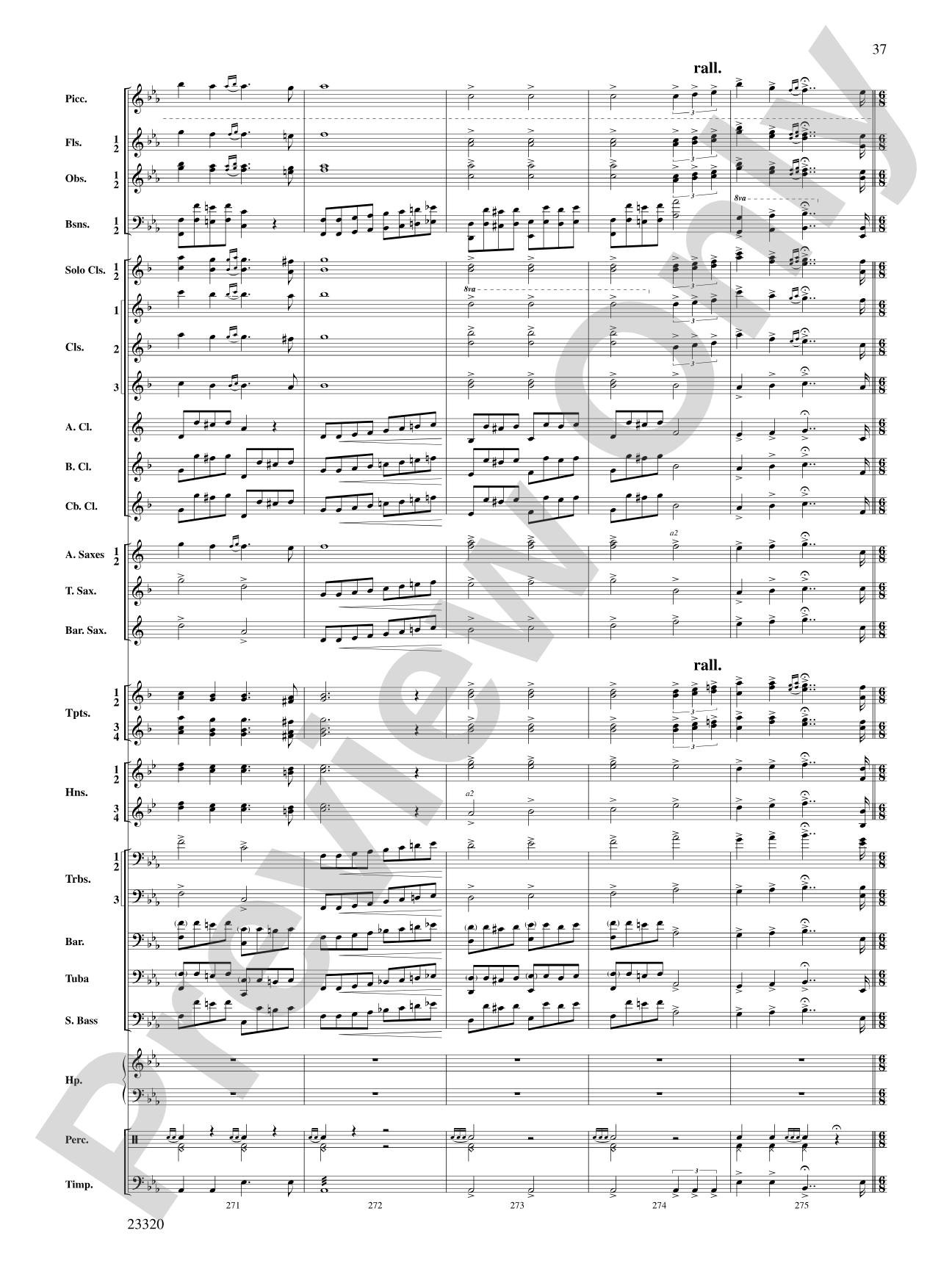 March and Cortege of Bacchus: Concert Band Conductor Score & Parts