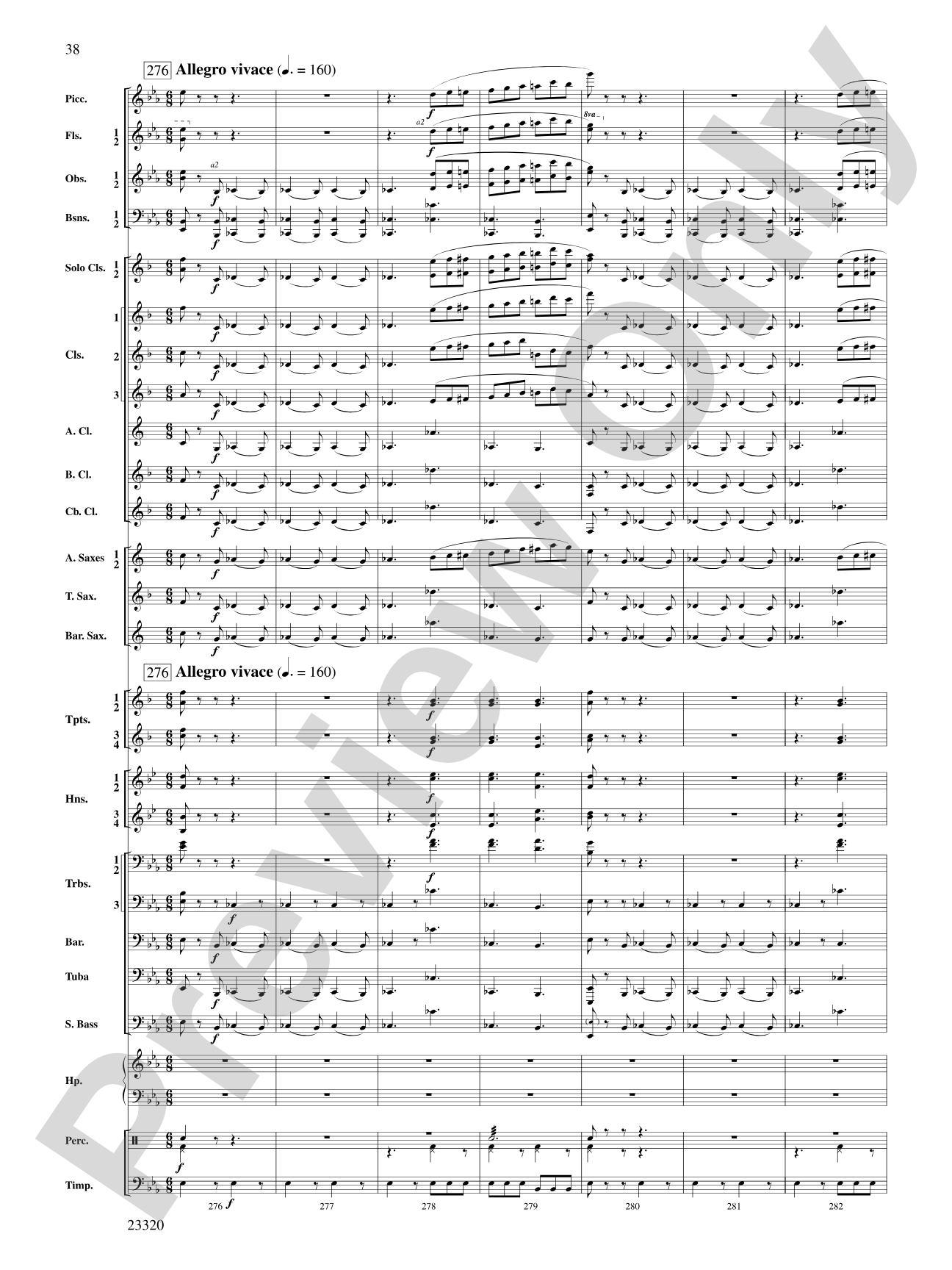 March and Cortege of Bacchus: Concert Band Conductor Score & Parts