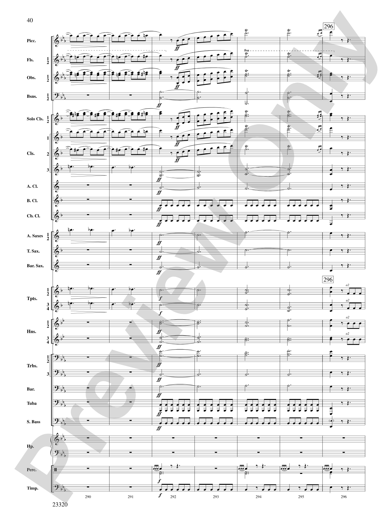 March and Cortege of Bacchus: Concert Band Conductor Score & Parts