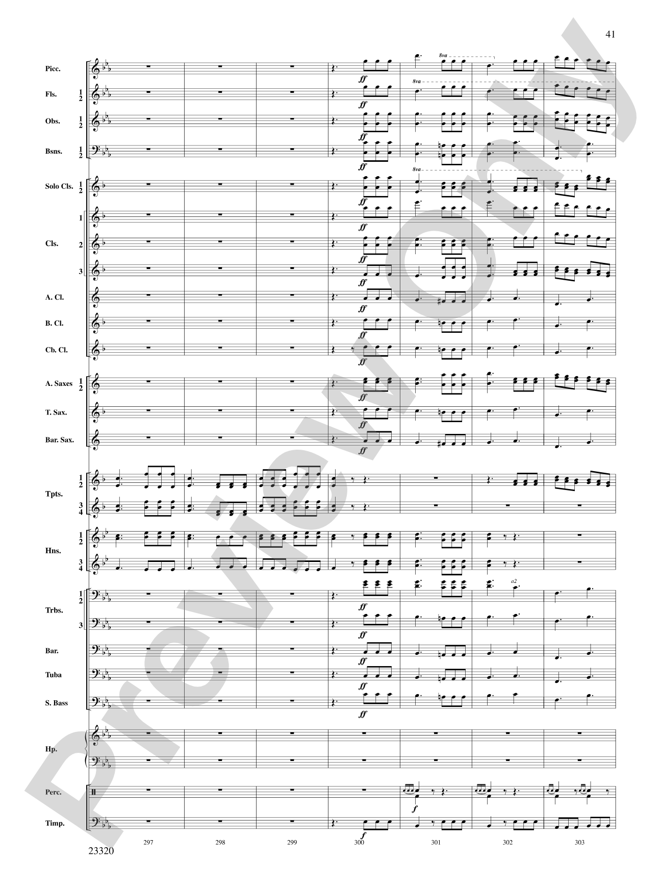 March and Cortege of Bacchus: Concert Band Conductor Score & Parts