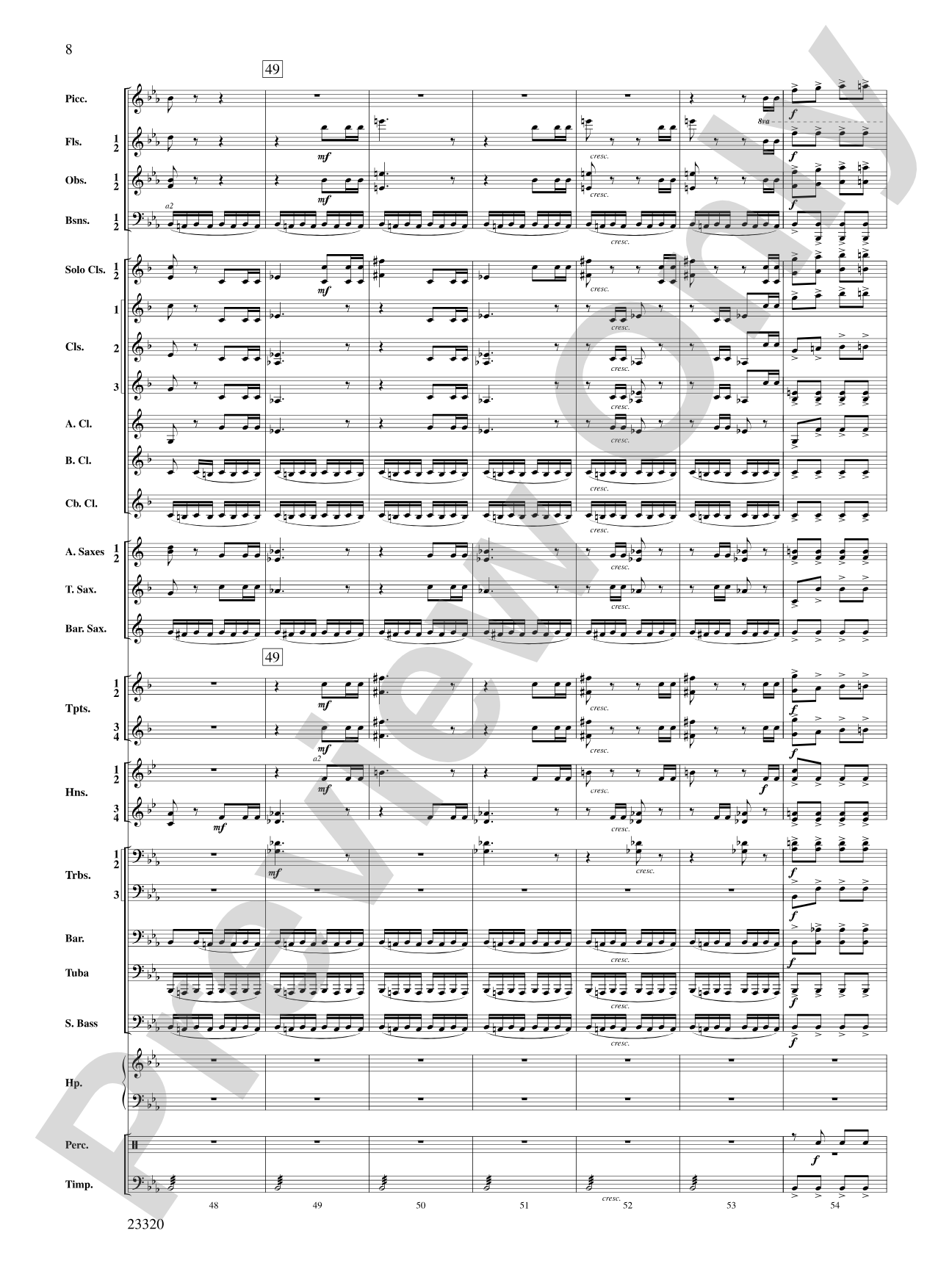 March and Cortege of Bacchus: Concert Band Conductor Score & Parts