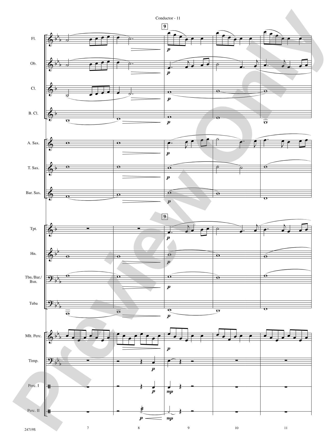 Harry Potter and the Goblet of Fire, Themes from: Concert Band Conductor Score & Parts