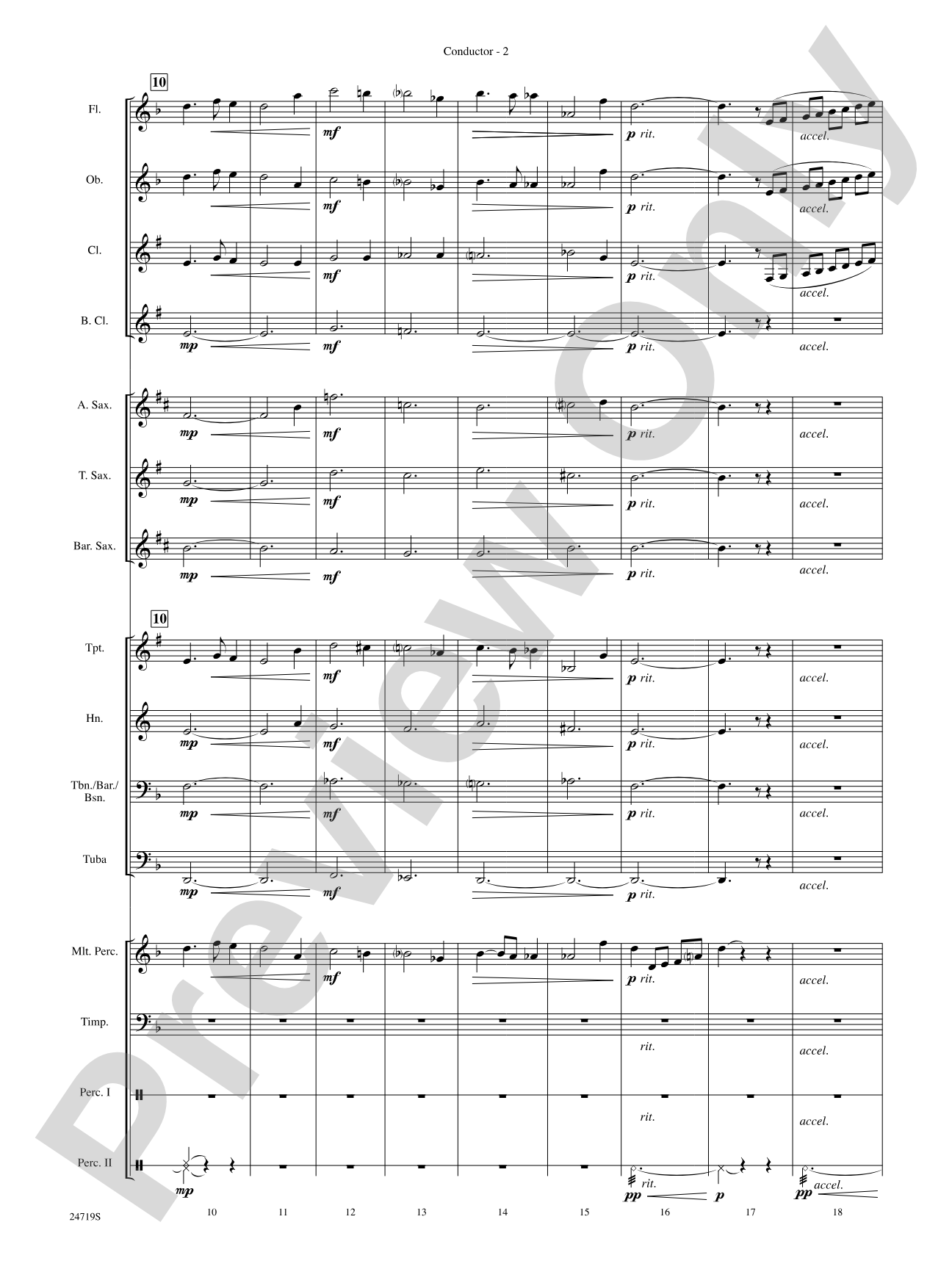 Harry Potter and the Goblet of Fire, Themes from: Concert Band Conductor Score & Parts