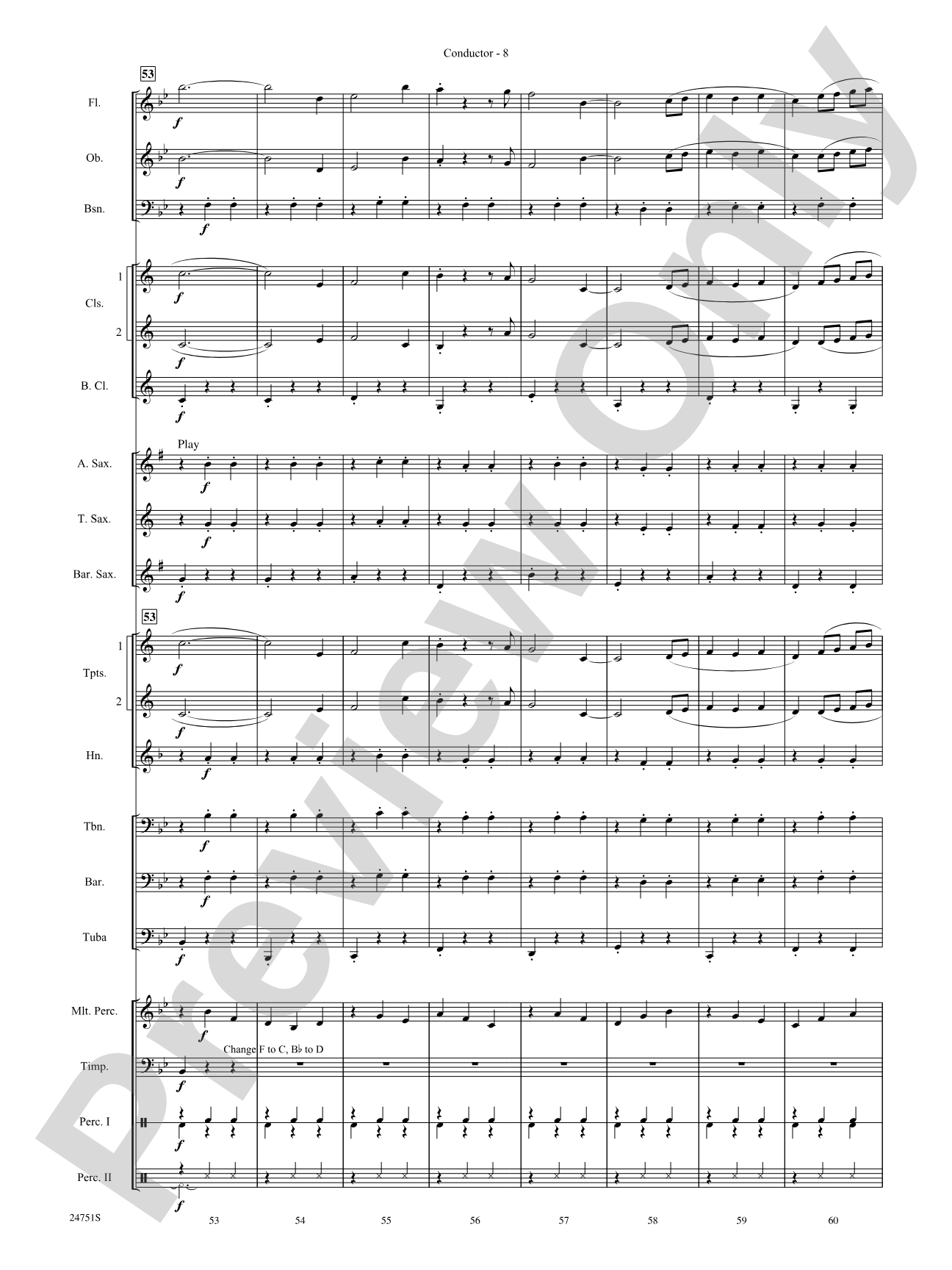 Harry Potter and the Goblet of Fire, Selections from: Concert Band Conductor Score & Parts