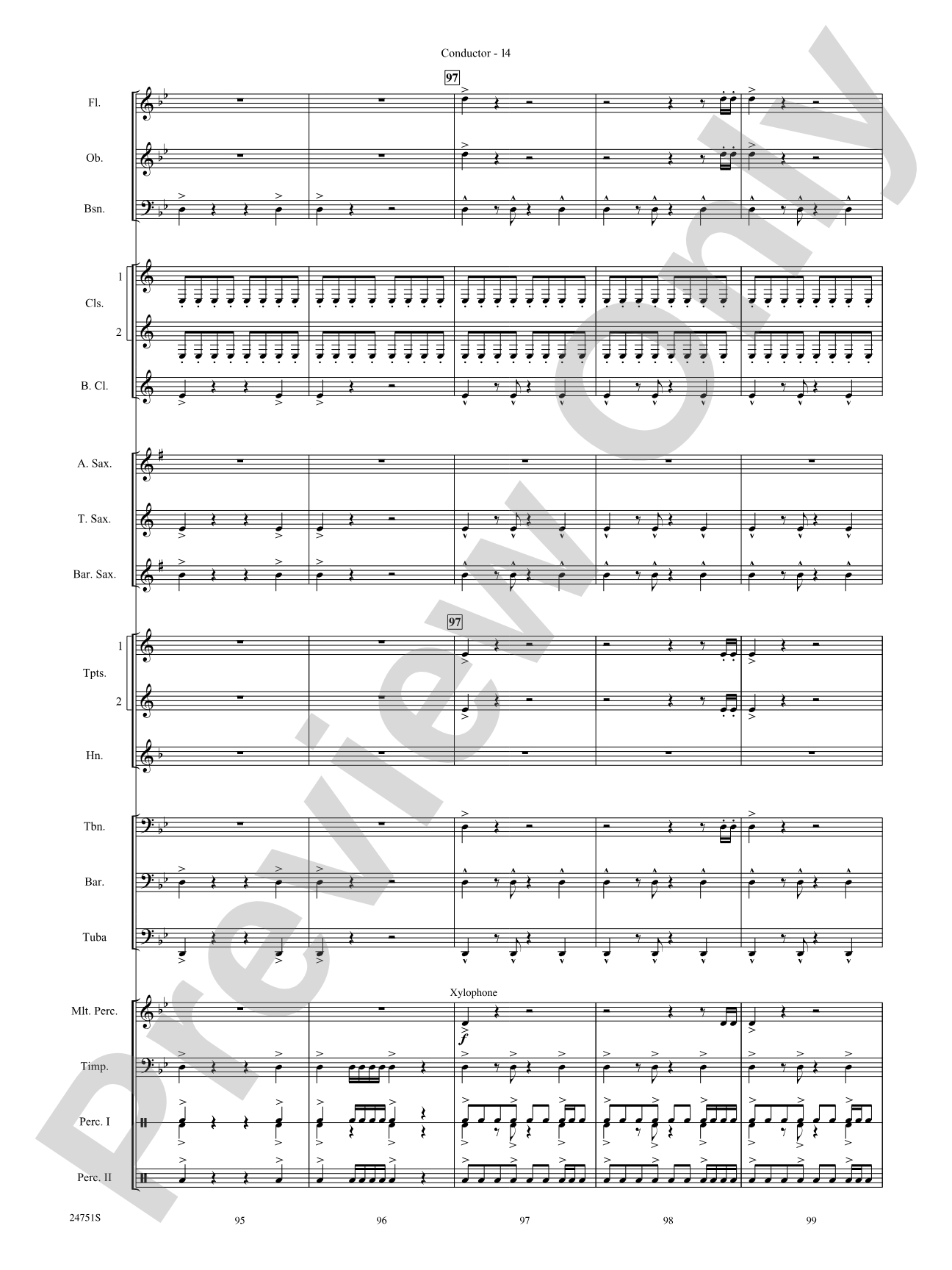 Harry Potter and the Goblet of Fire, Selections from: Concert Band Conductor Score & Parts