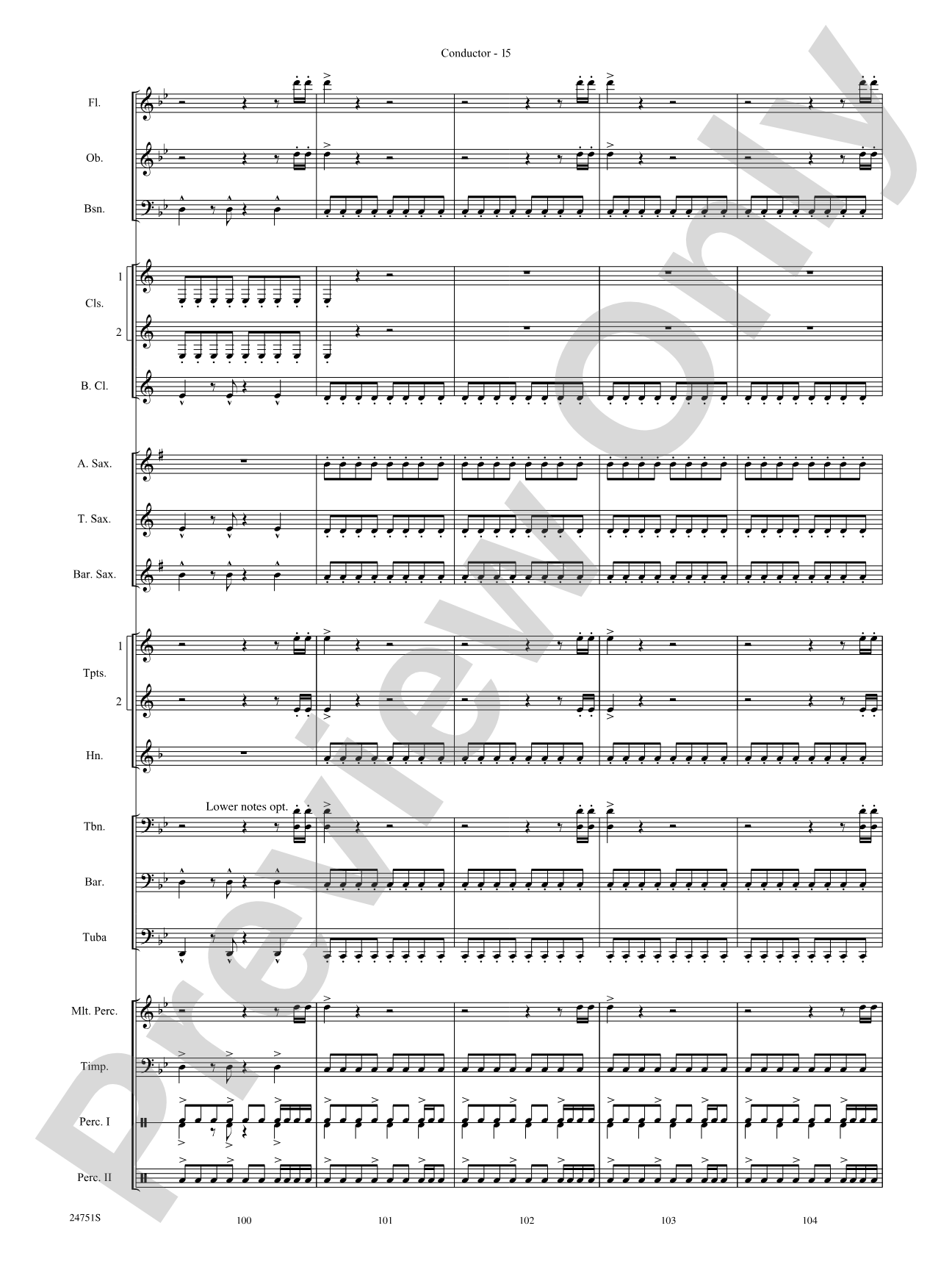 Harry Potter and the Goblet of Fire, Selections from: Concert Band Conductor Score & Parts