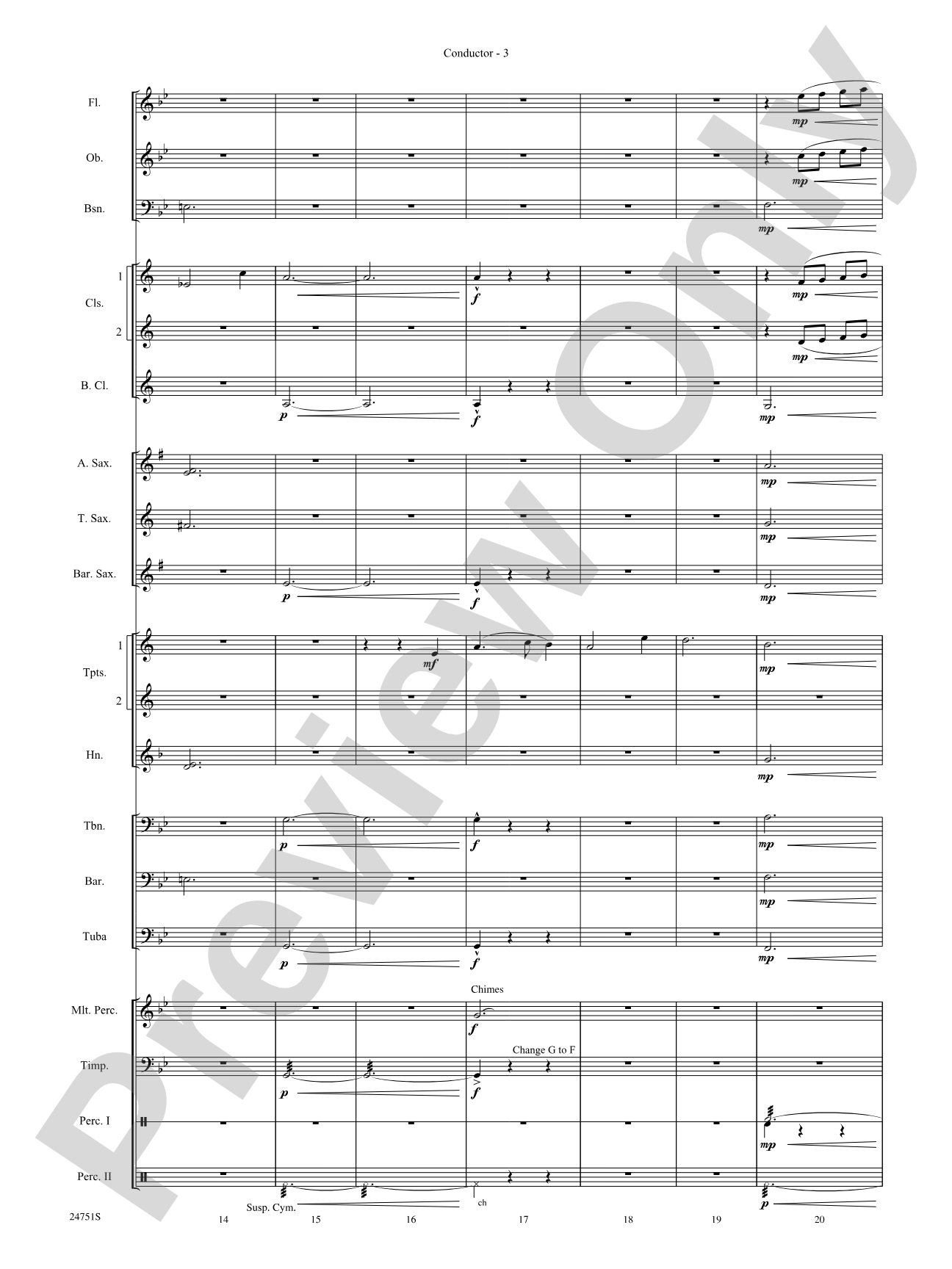 Harry Potter and the Goblet of Fire, Selections from: Concert Band Conductor Score & Parts