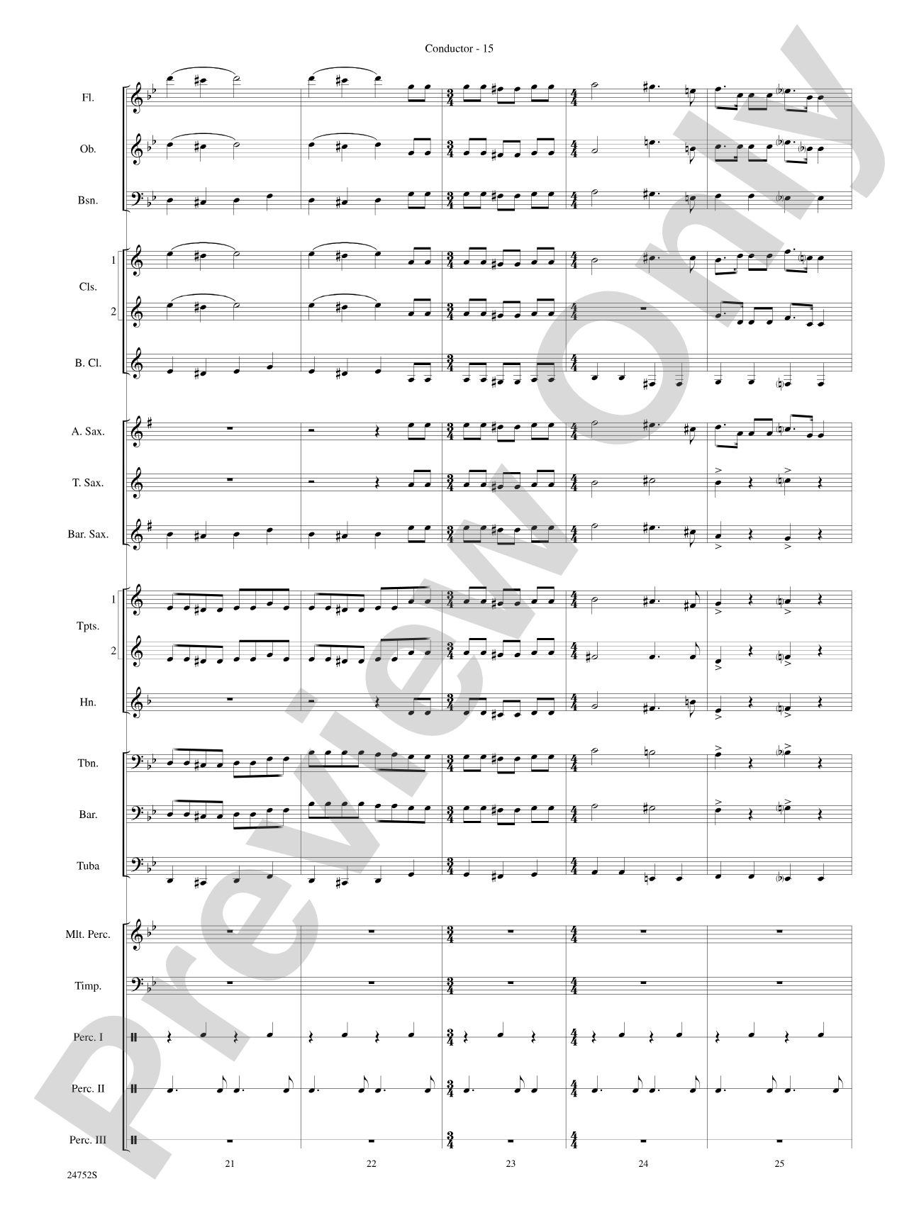 Charlie and the Chocolate Factory, Suite from: Concert Band Conductor Score & Parts