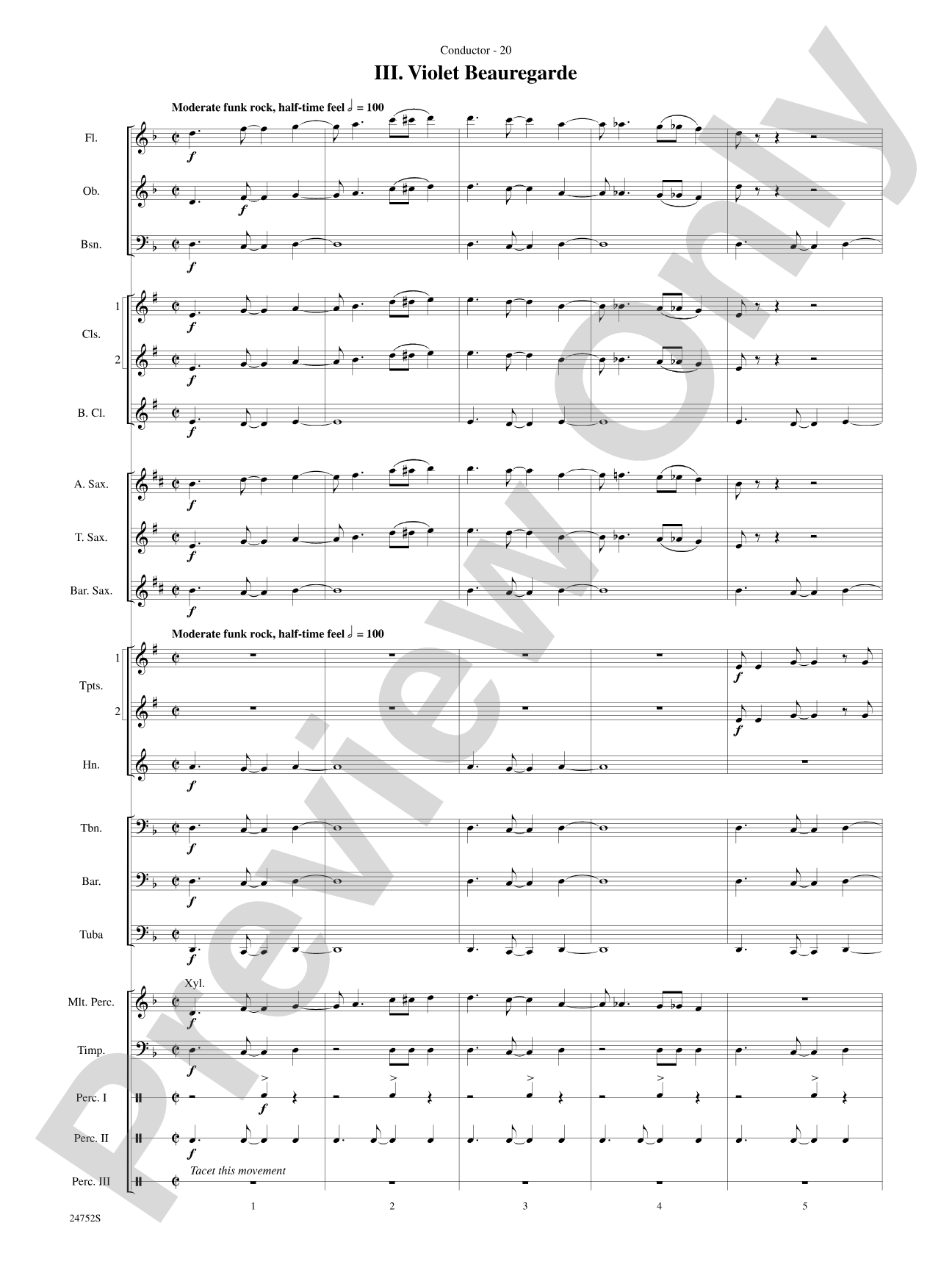 Charlie and the Chocolate Factory, Suite from: Concert Band Conductor Score & Parts