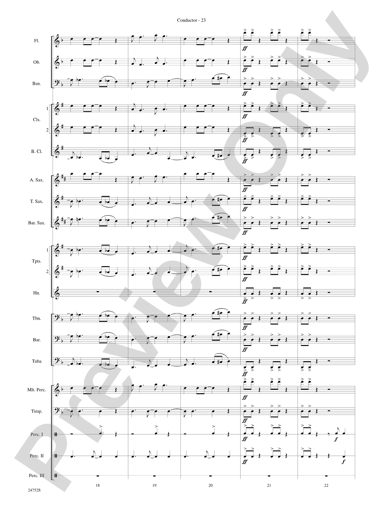 Charlie and the Chocolate Factory, Suite from: Concert Band Conductor Score & Parts