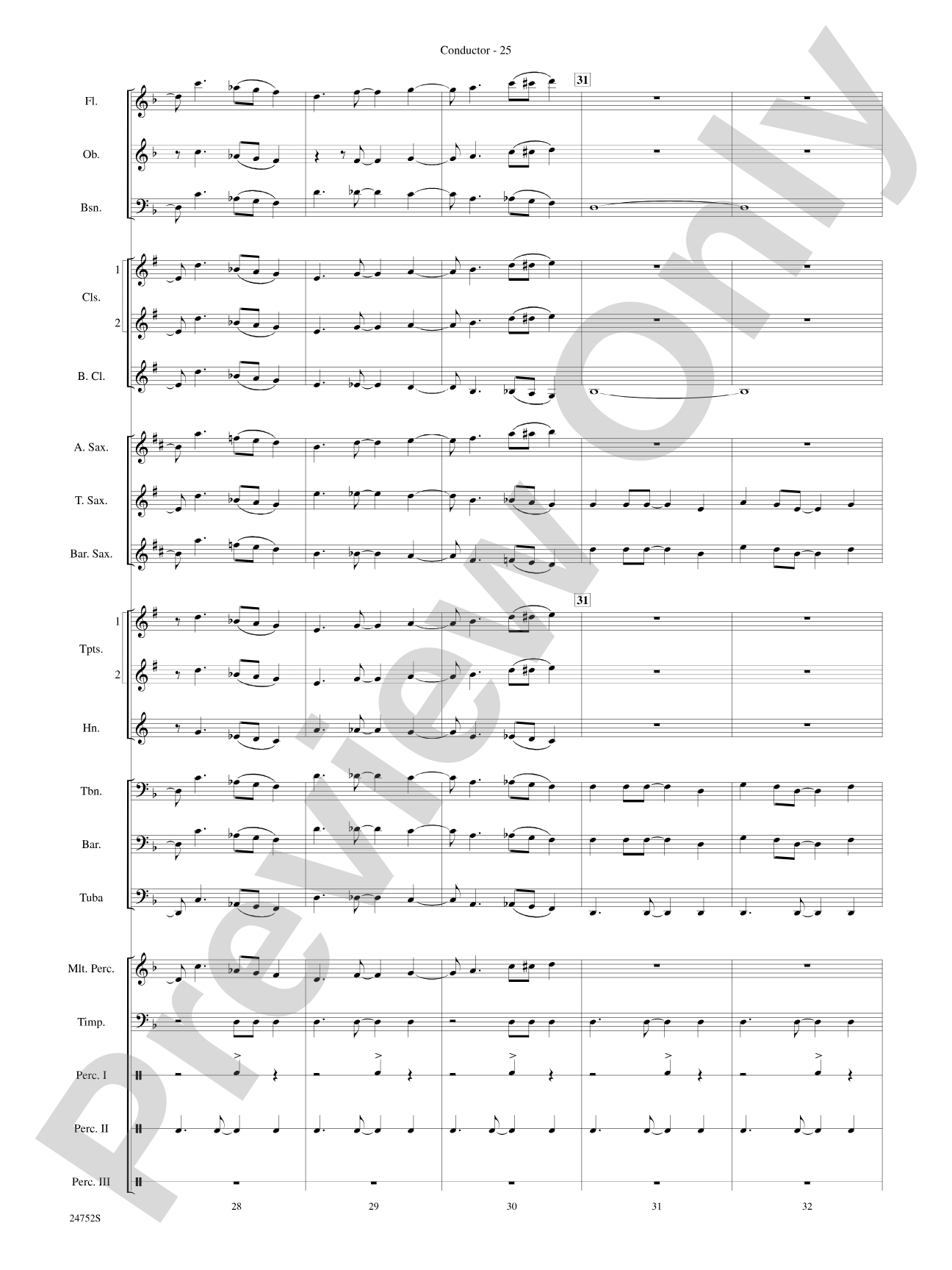 Charlie and the Chocolate Factory, Suite from: Concert Band Conductor Score & Parts
