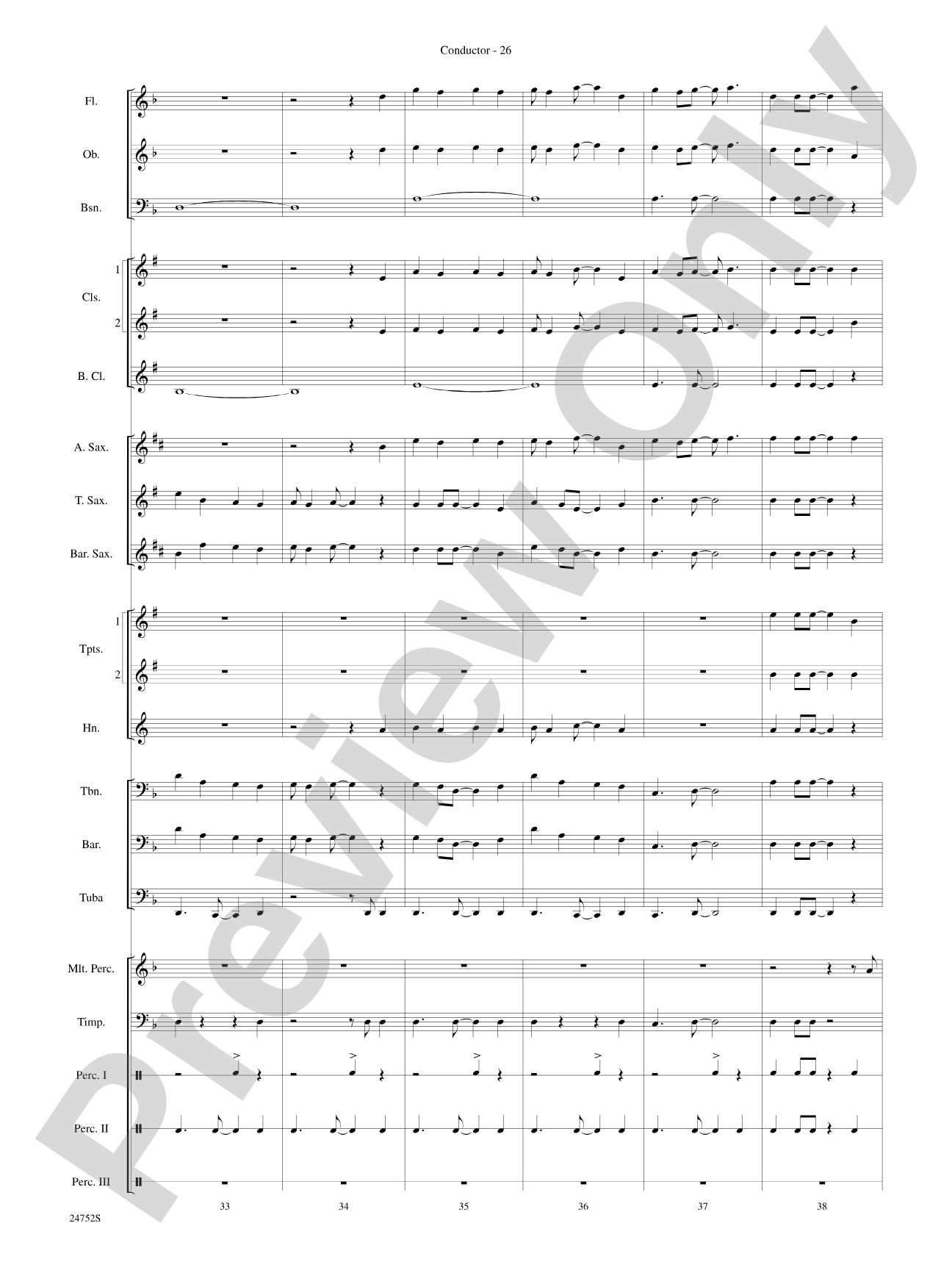 Charlie and the Chocolate Factory, Suite from: Concert Band Conductor Score & Parts