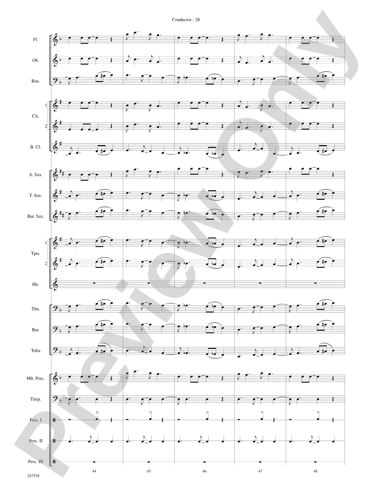 Charlie and the Chocolate Factory, Suite from: Concert Band Conductor Score & Parts