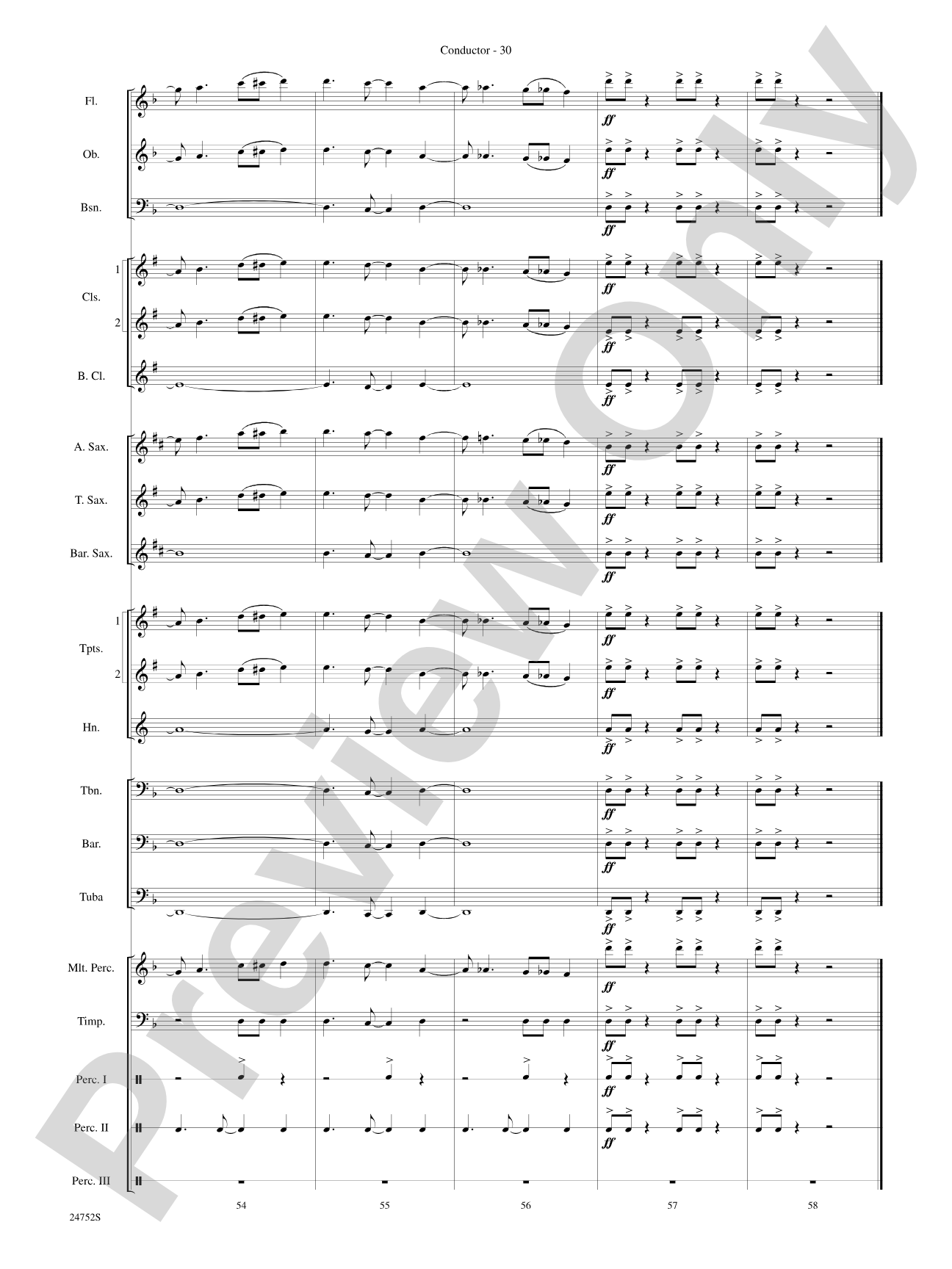 Charlie and the Chocolate Factory, Suite from: Concert Band Conductor Score & Parts