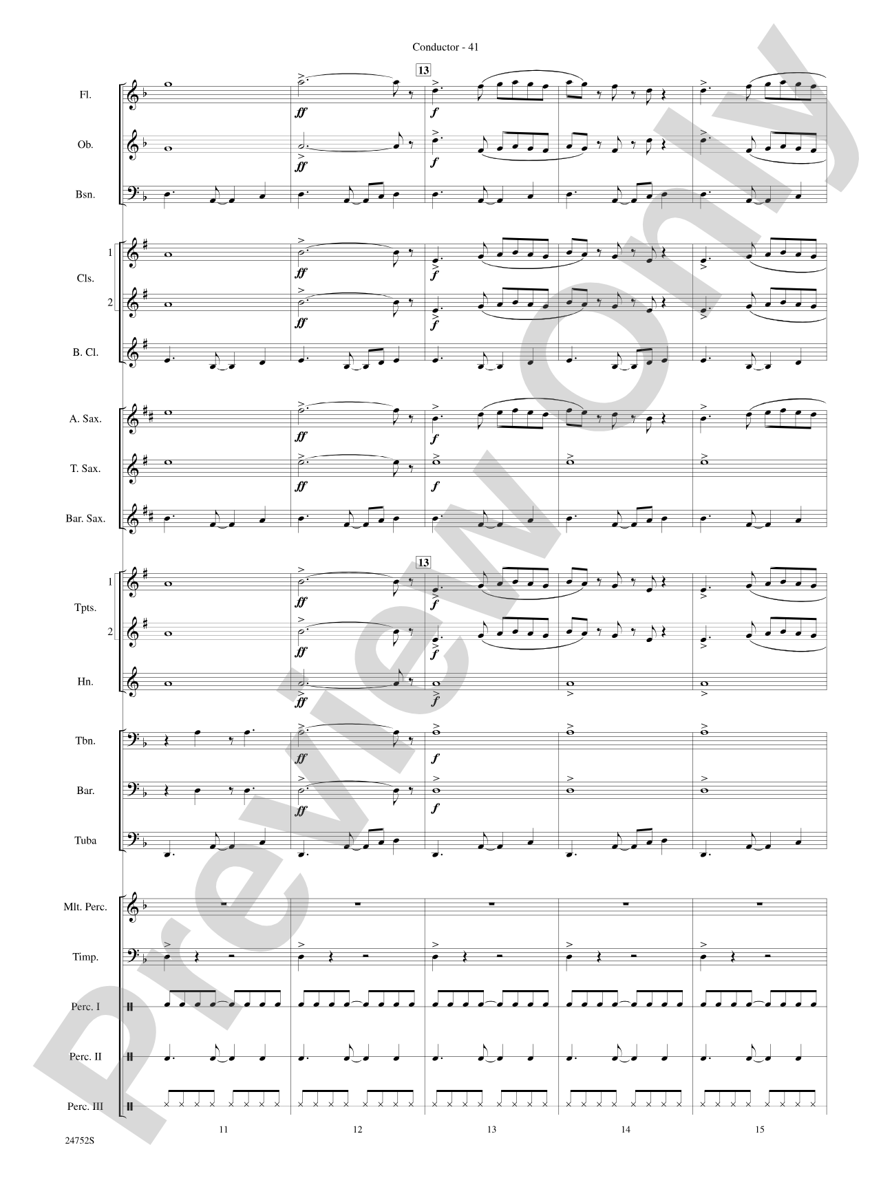 Charlie and the Chocolate Factory, Suite from: Concert Band Conductor Score & Parts