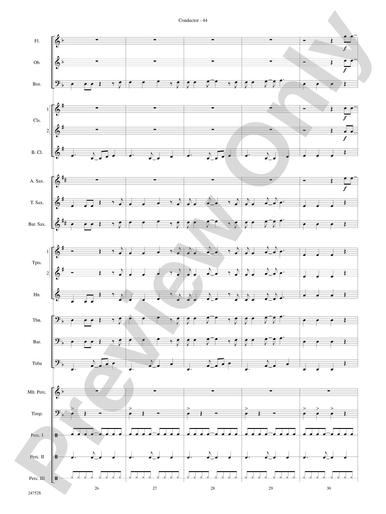 Charlie and the Chocolate Factory, Suite from: Concert Band Conductor Score & Parts