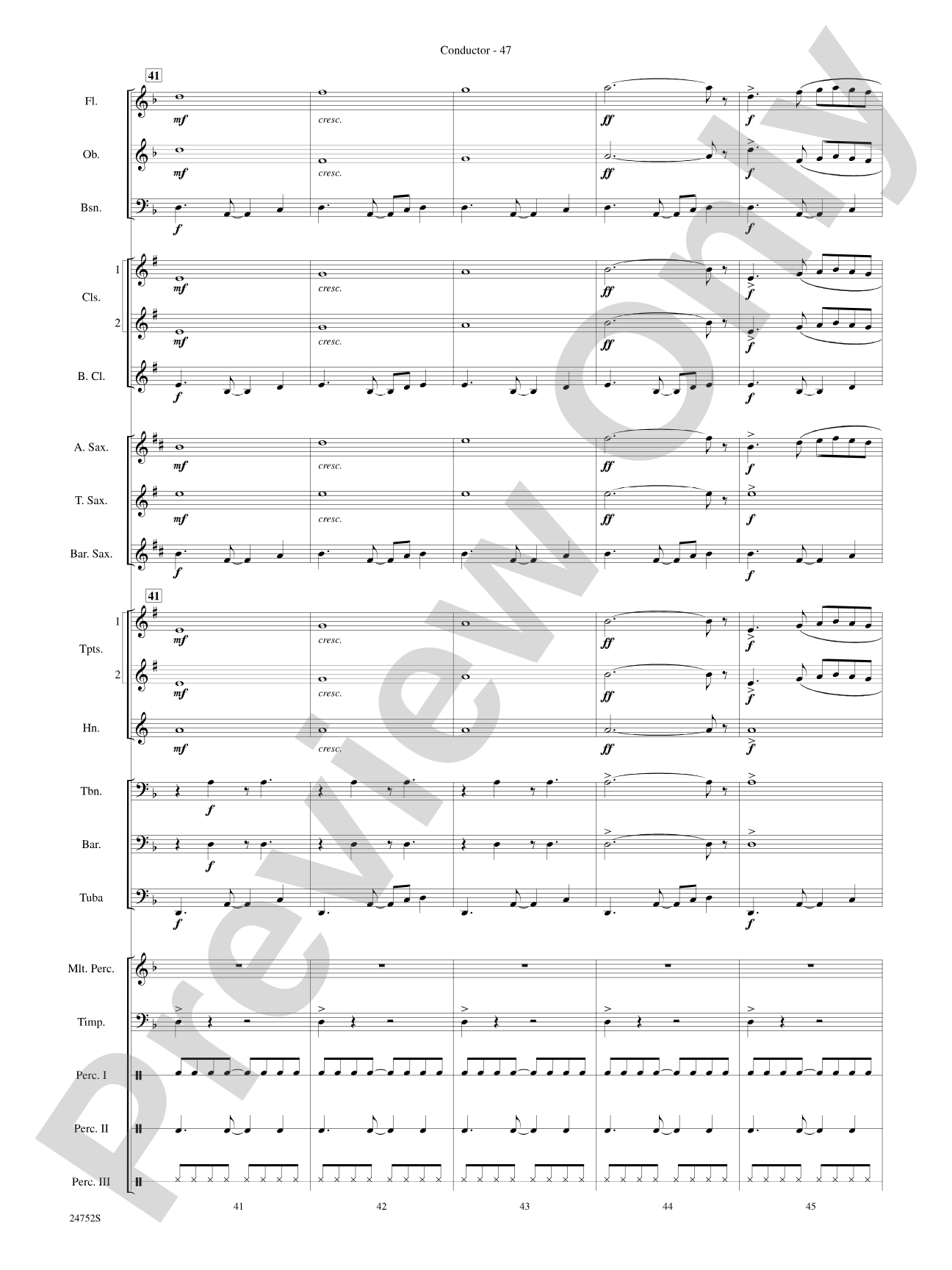 Charlie and the Chocolate Factory, Suite from: Concert Band Conductor Score & Parts