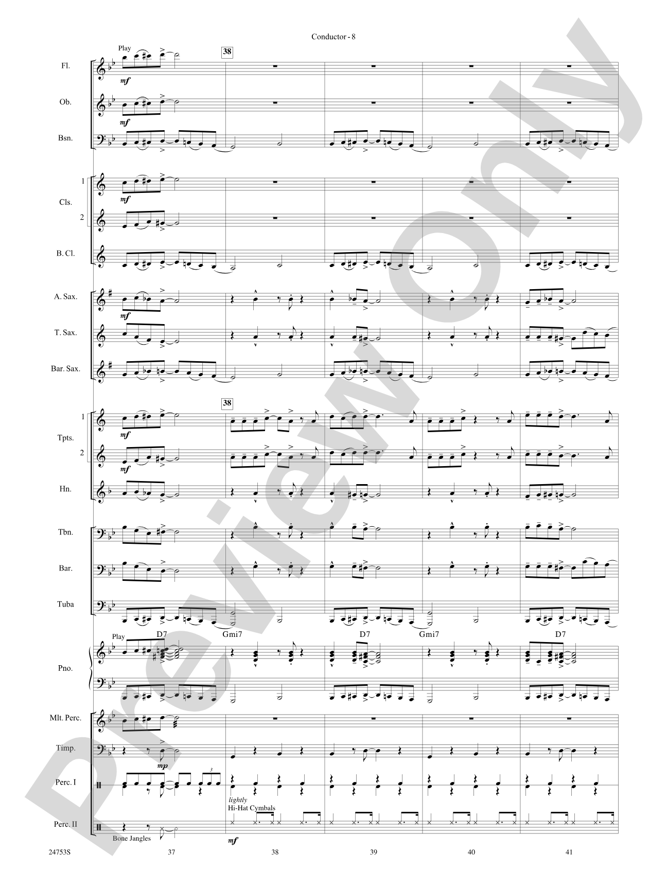 Corpse Bride, Selections from: Concert Band Conductor Score & Parts