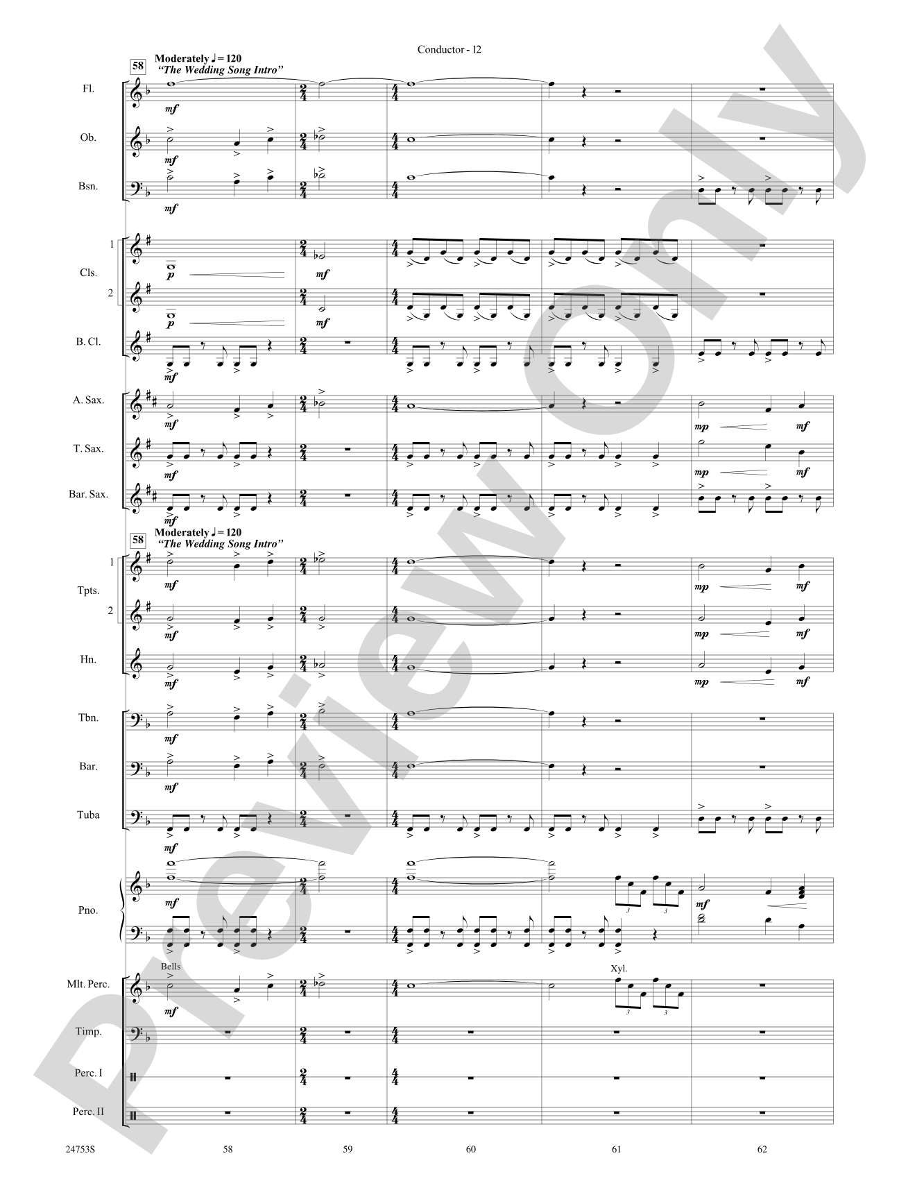 Corpse Bride, Selections from: Concert Band Conductor Score & Parts