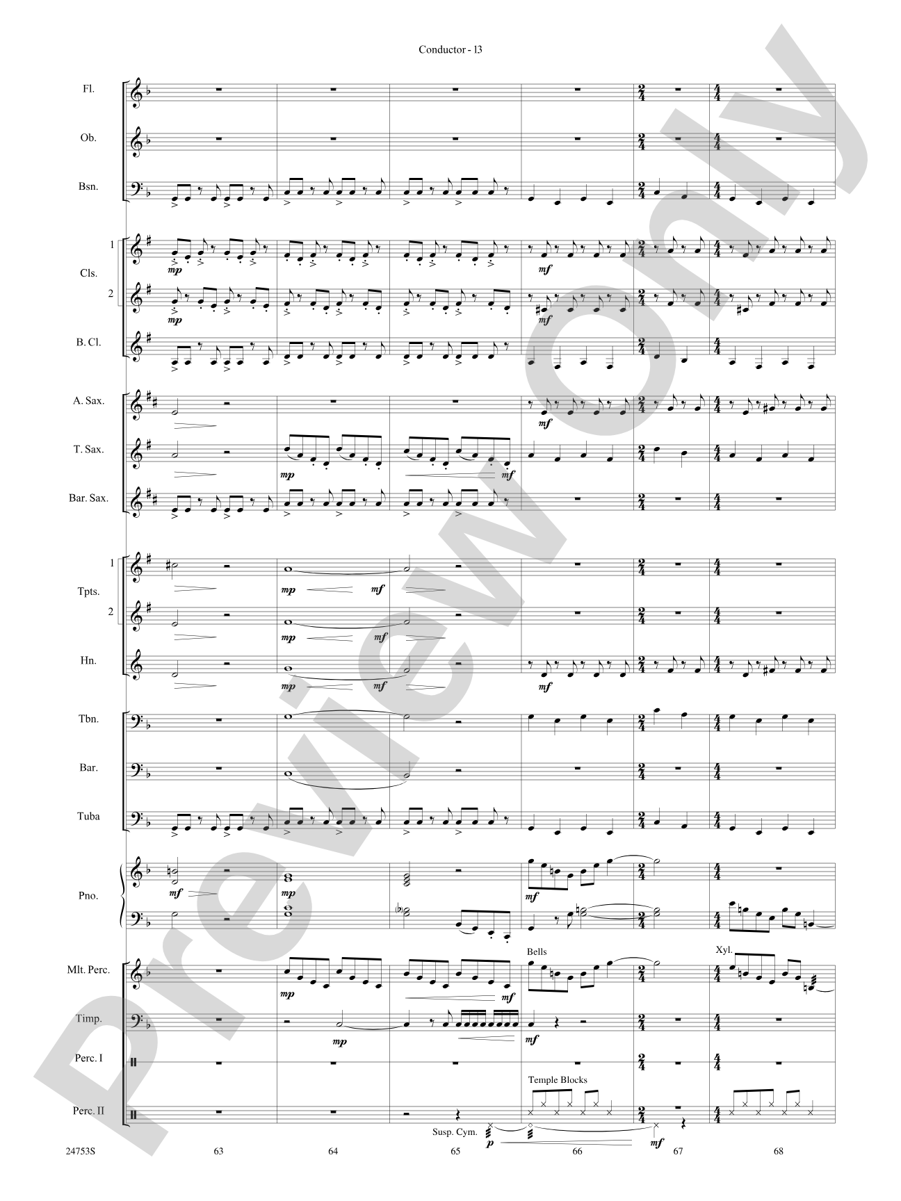 Corpse Bride, Selections from: Concert Band Conductor Score & Parts