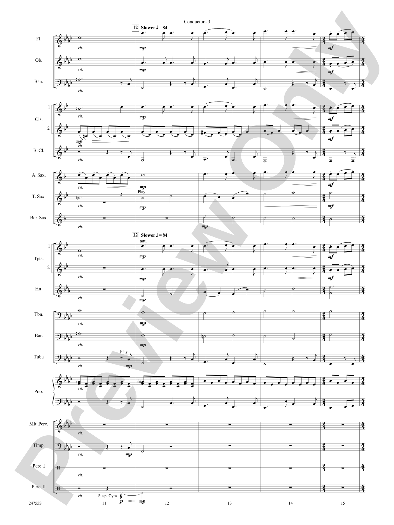 Corpse Bride, Selections from: Concert Band Conductor Score & Parts