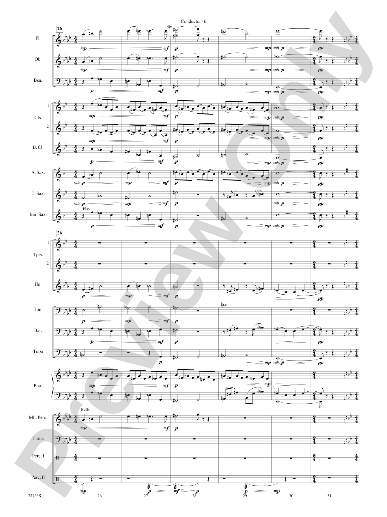 Corpse Bride, Selections from: Concert Band Conductor Score & Parts
