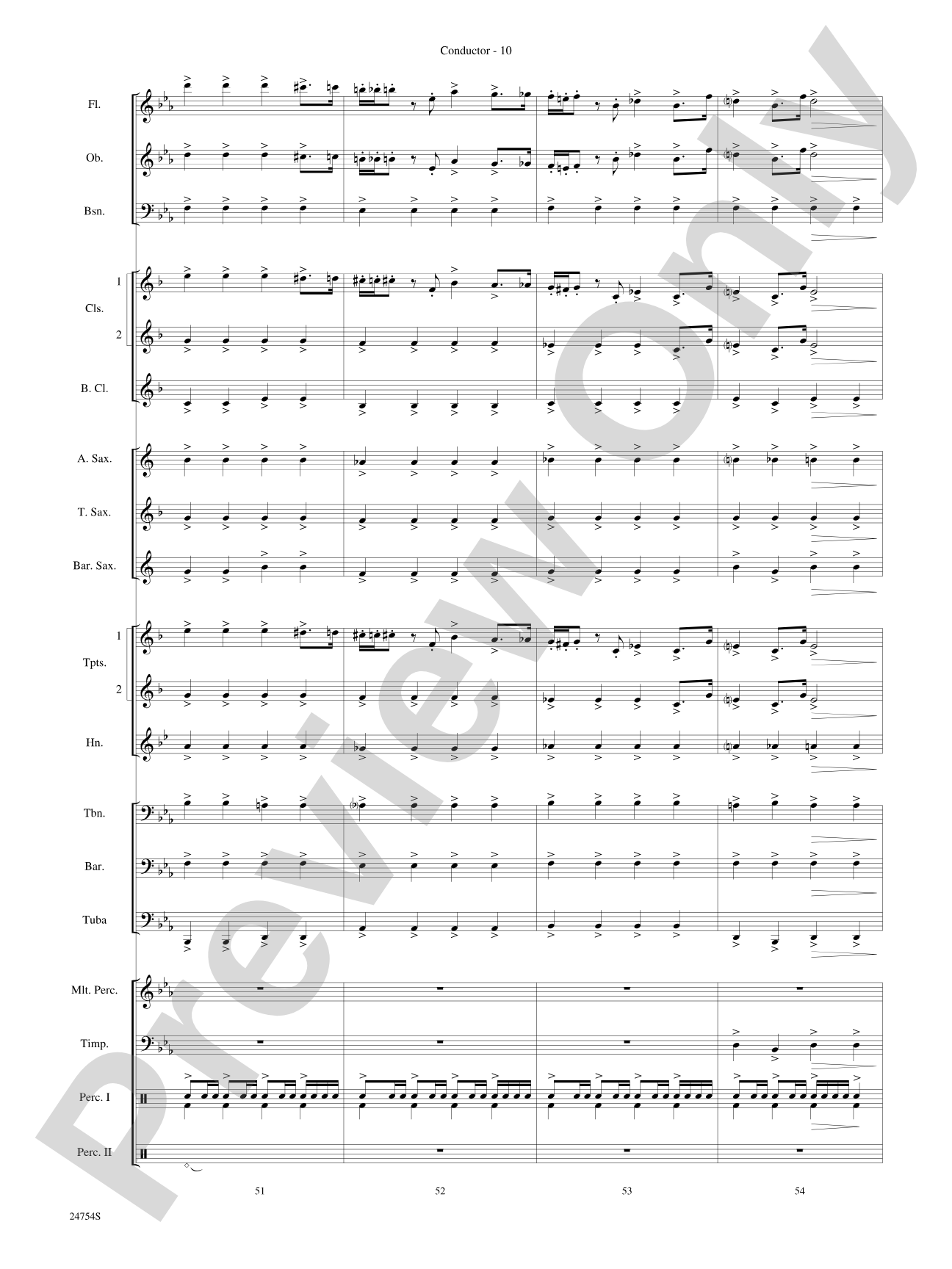 The Star Wars® Saga, Selections from: Concert Band Conductor Score & Parts
