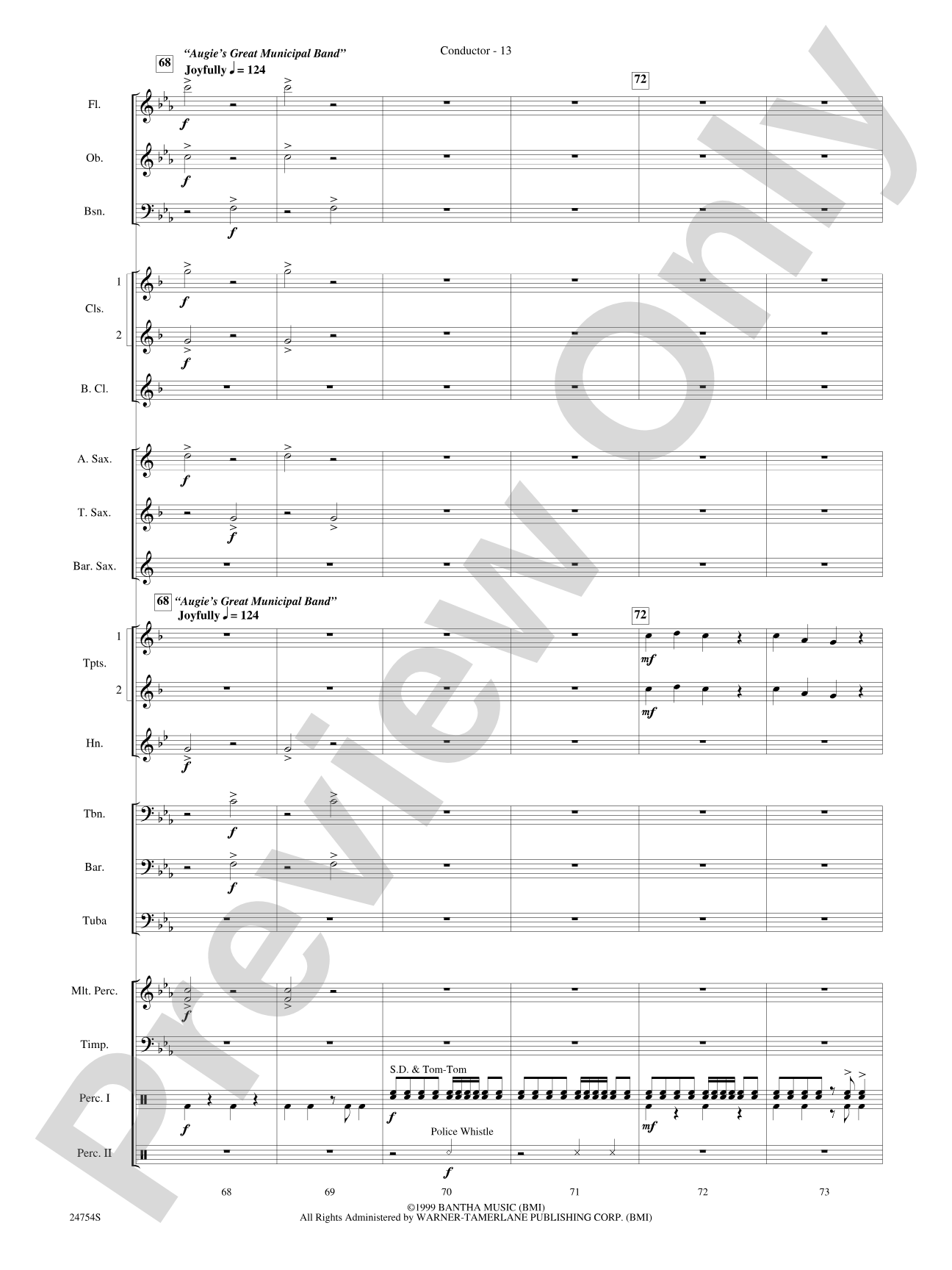 The Star Wars® Saga, Selections from: Concert Band Conductor Score & Parts