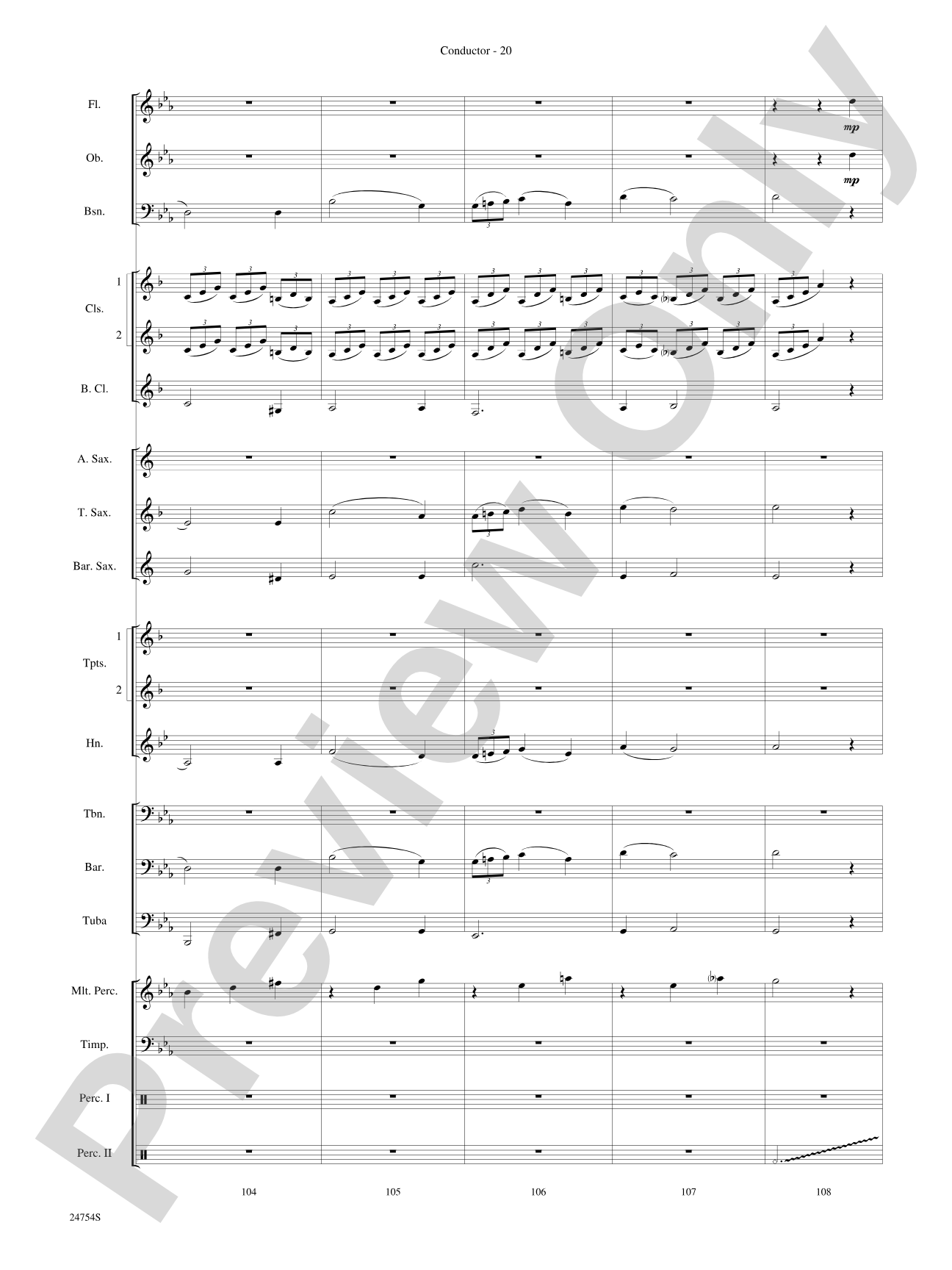 The Star Wars® Saga, Selections from: Concert Band Conductor Score & Parts