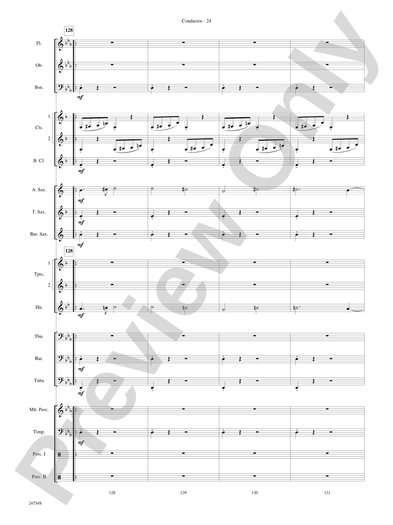 The Star Wars® Saga, Selections from: Concert Band Conductor Score & Parts