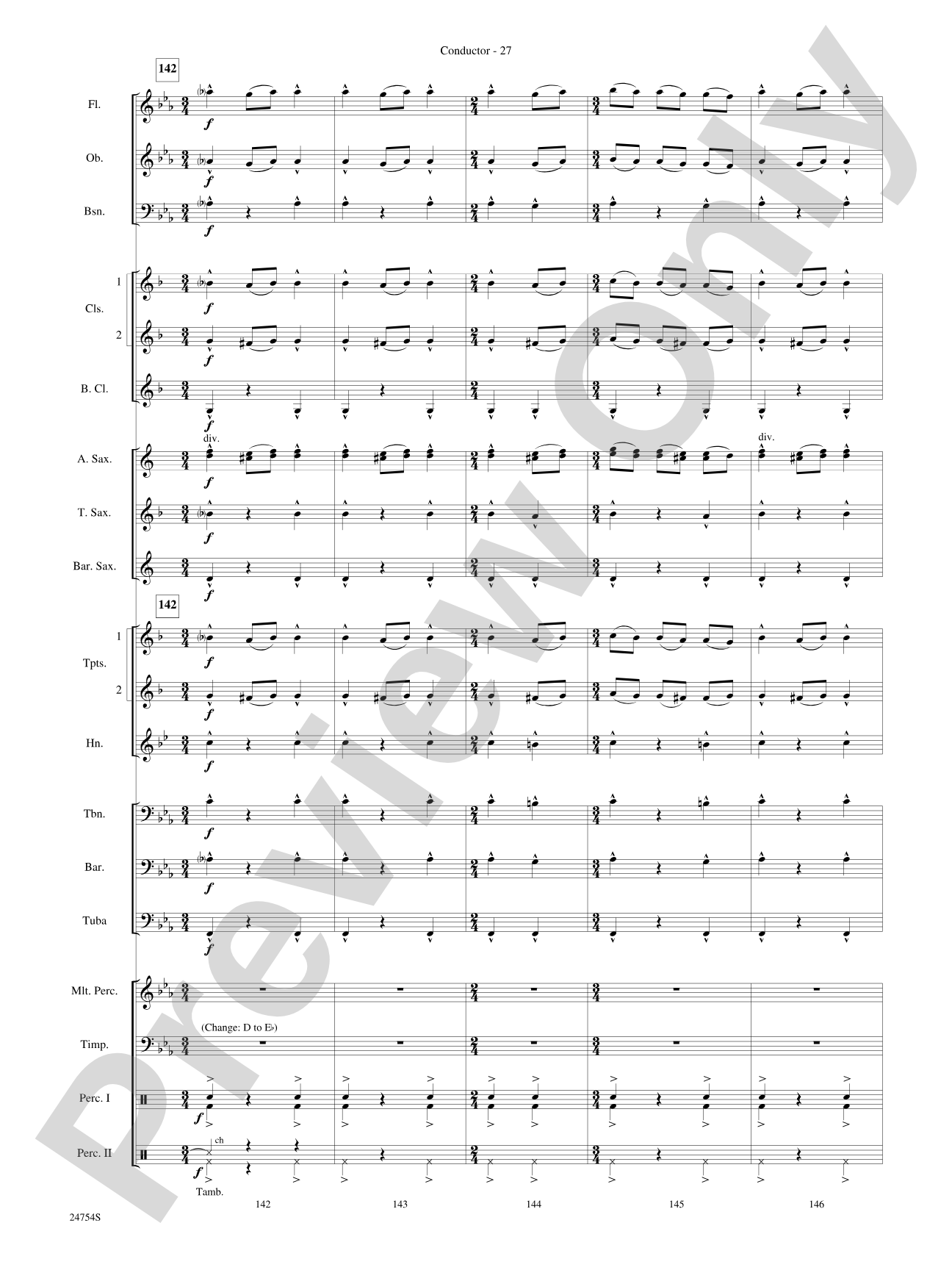The Star Wars® Saga, Selections from: Concert Band Conductor Score & Parts