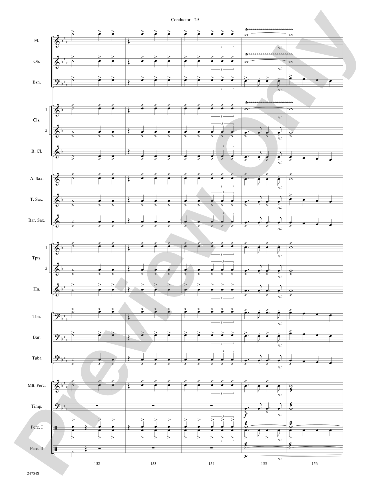 The Star Wars® Saga, Selections from: Concert Band Conductor Score & Parts
