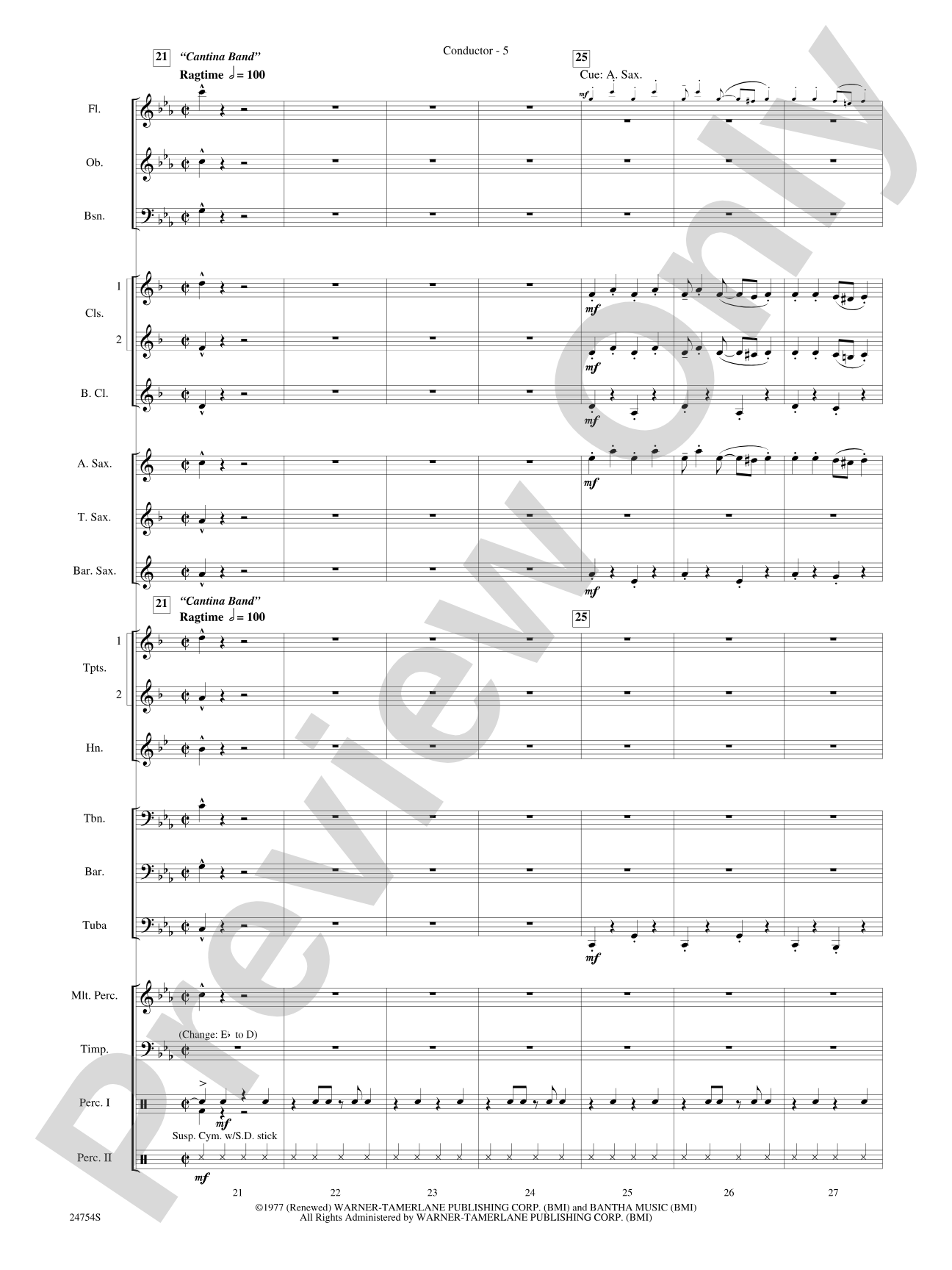 The Star Wars® Saga, Selections from: Concert Band Conductor Score & Parts