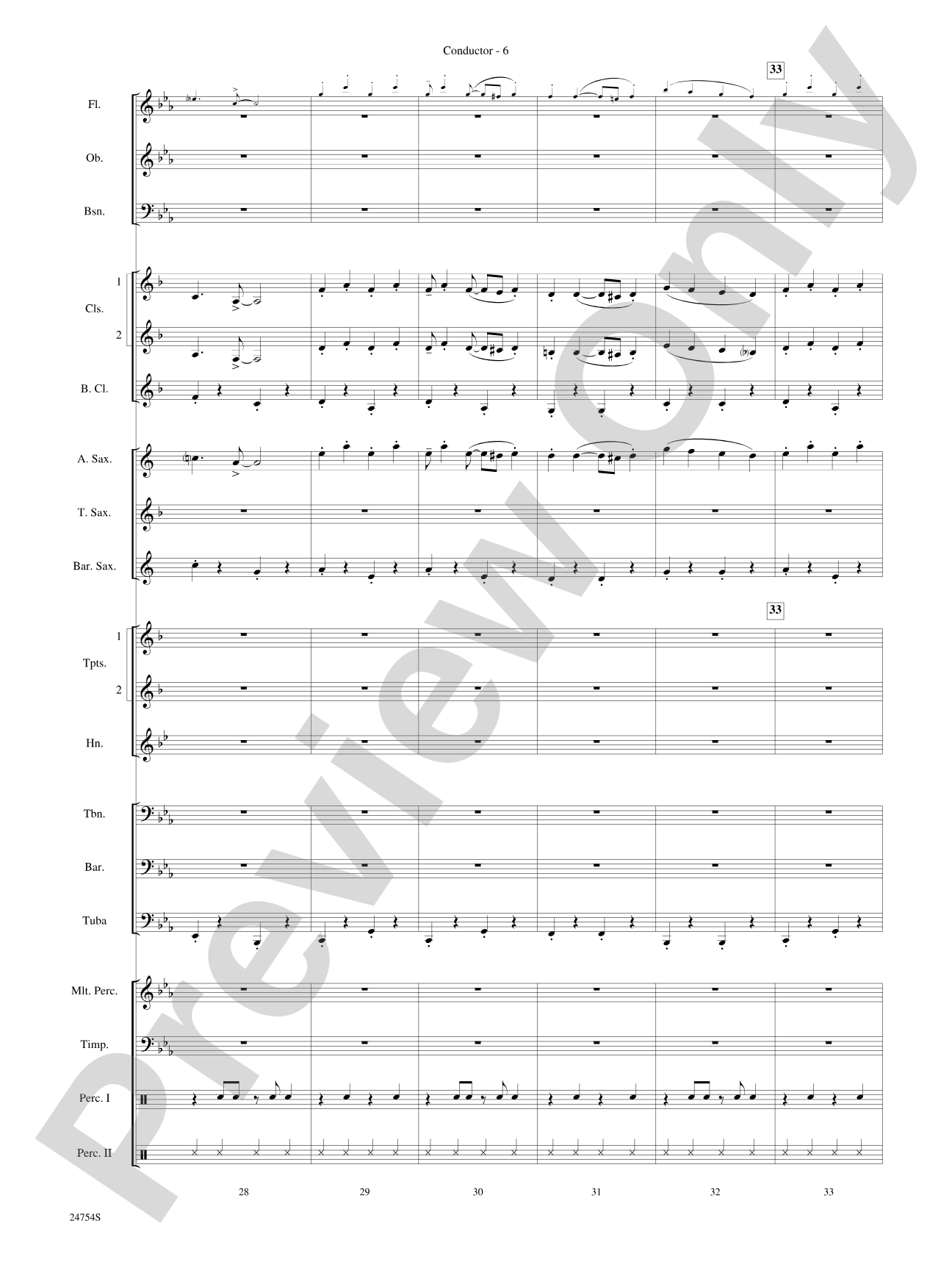 The Star Wars® Saga, Selections from: Concert Band Conductor Score & Parts