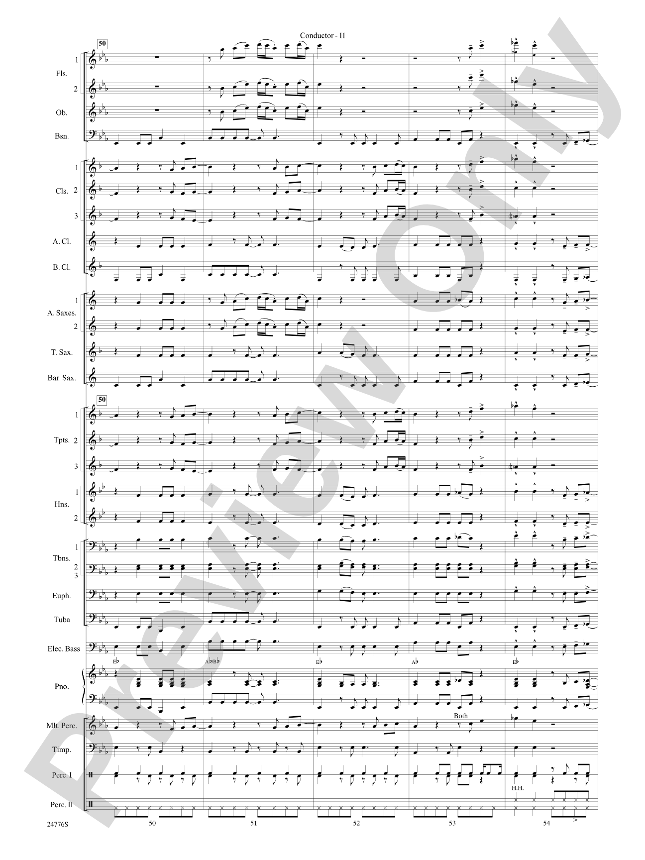 Rolling Stones: The Music Tour: Concert Band Conductor Score & Parts