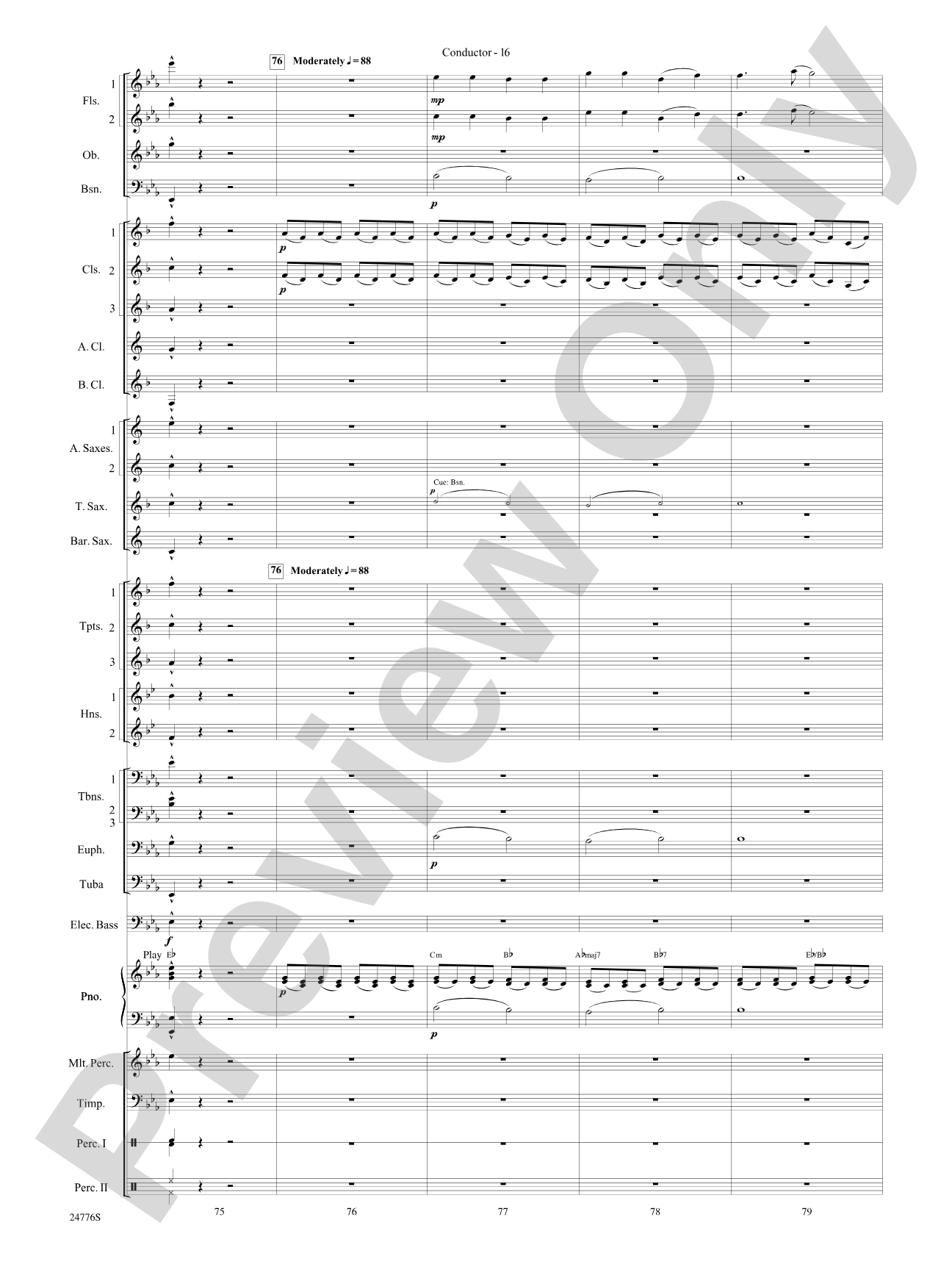 Rolling Stones: The Music Tour: Concert Band Conductor Score & Parts