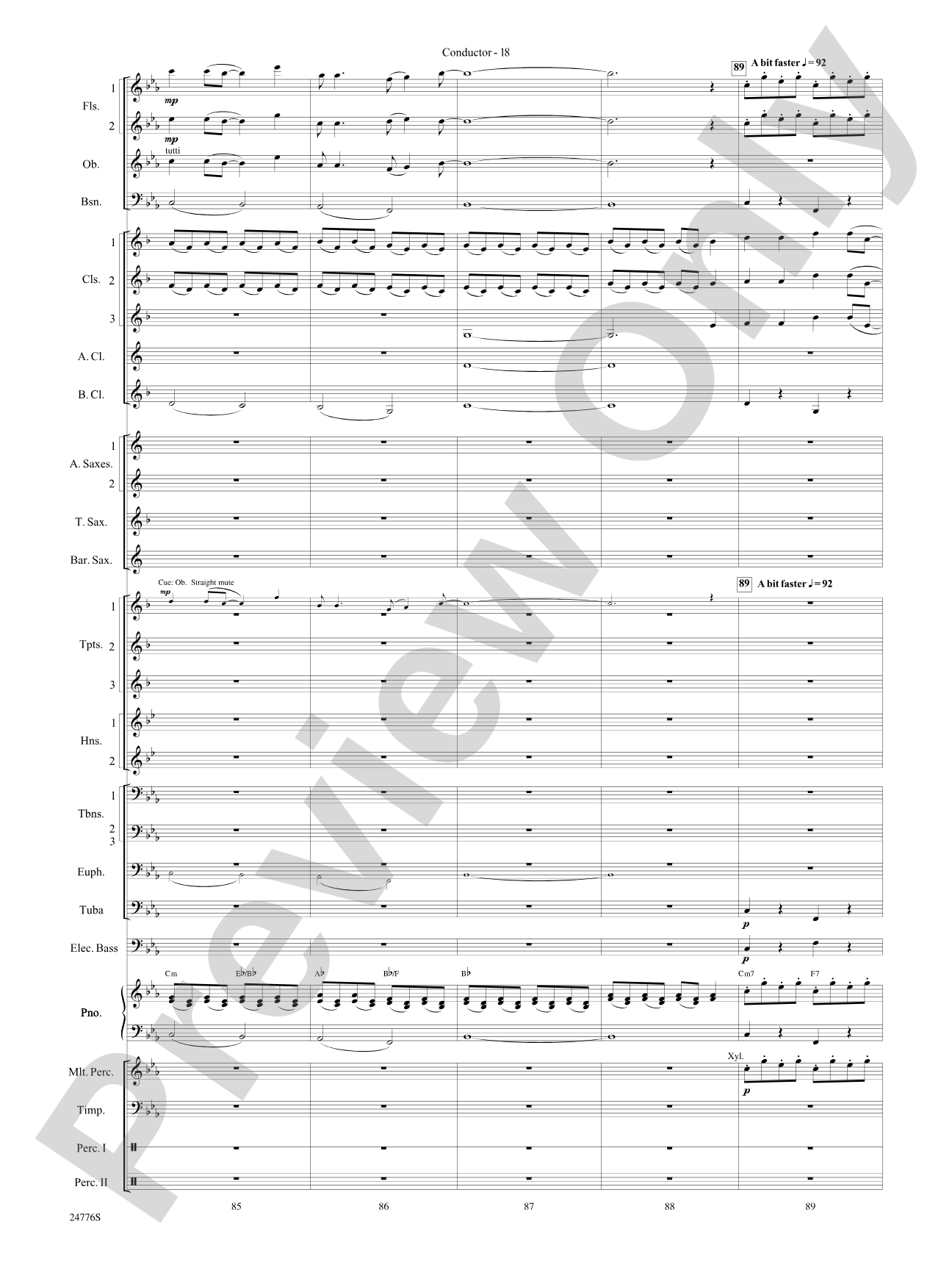 Rolling Stones: The Music Tour: Concert Band Conductor Score & Parts
