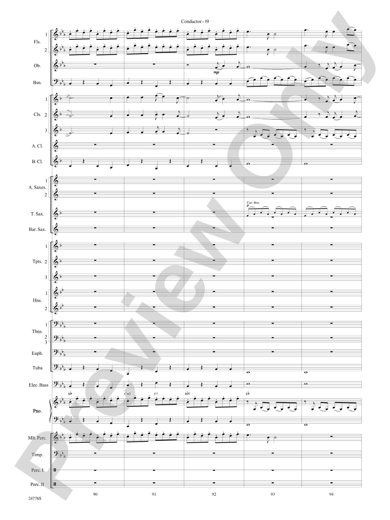 Rolling Stones: The Music Tour: Concert Band Conductor Score & Parts
