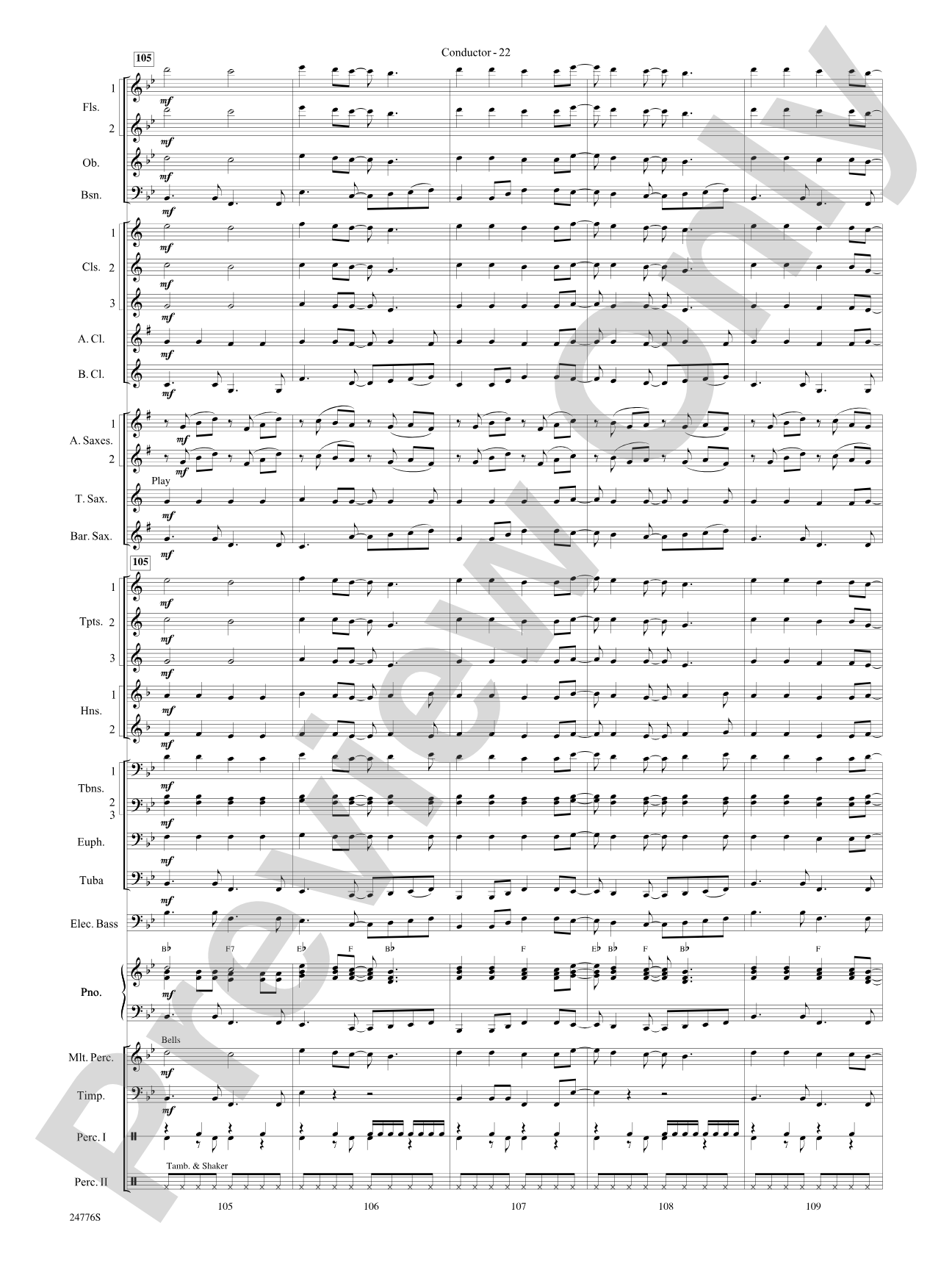 Rolling Stones: The Music Tour: Concert Band Conductor Score & Parts