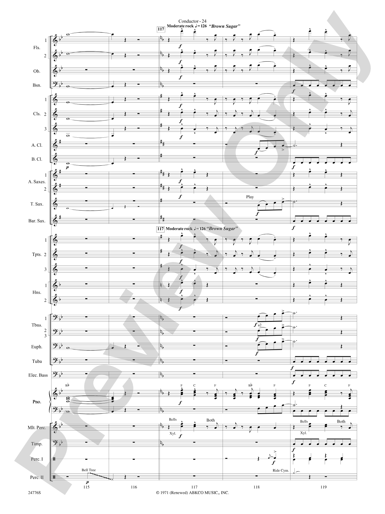 Rolling Stones: The Music Tour: Concert Band Conductor Score & Parts