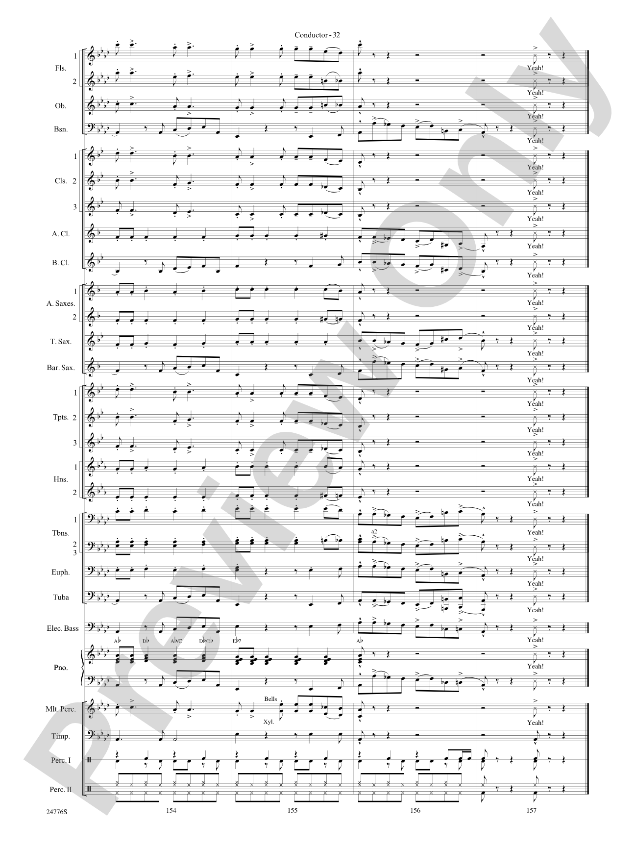Rolling Stones: The Music Tour: Concert Band Conductor Score & Parts