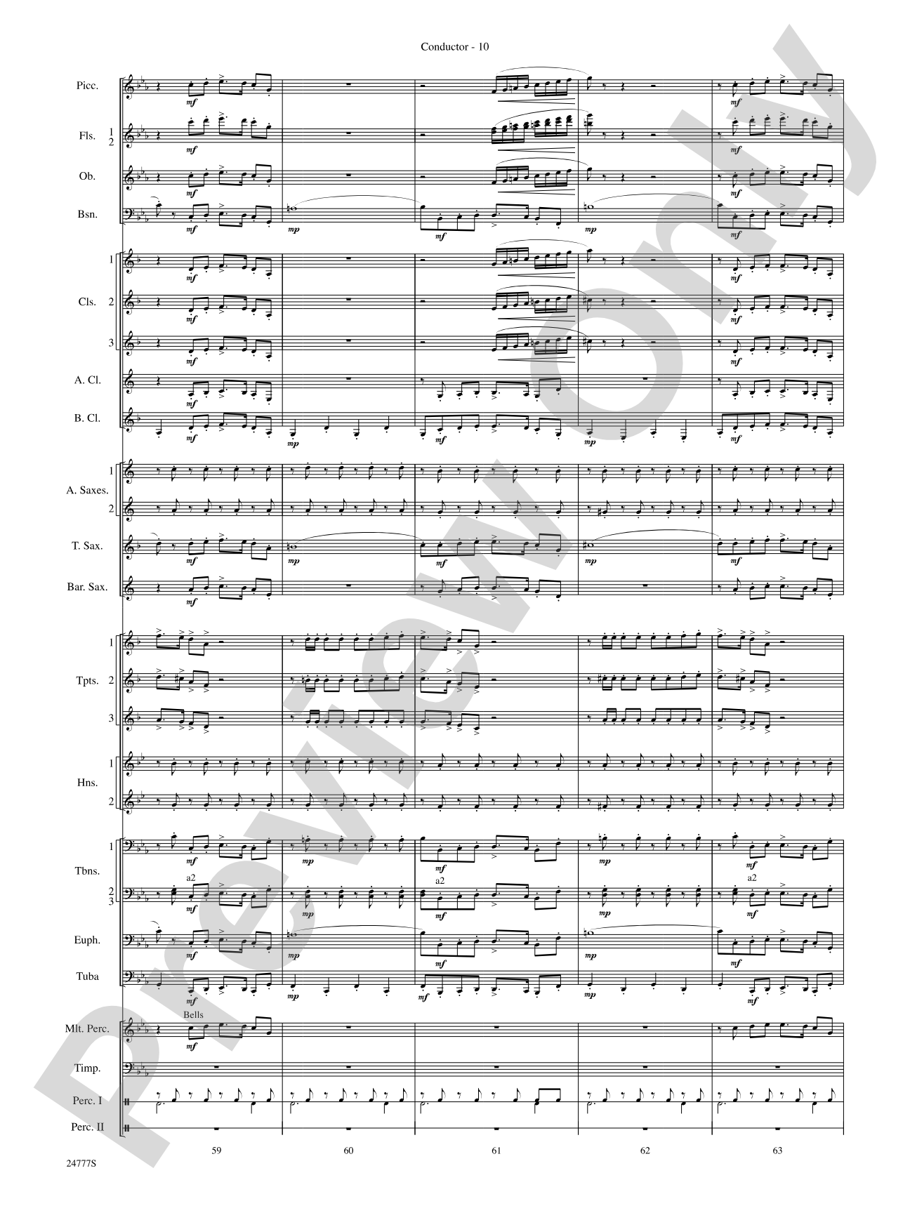 Harry at Hogwarts (from Harry Potter and the Goblet of Fire): Concert Band Conductor Score & Parts