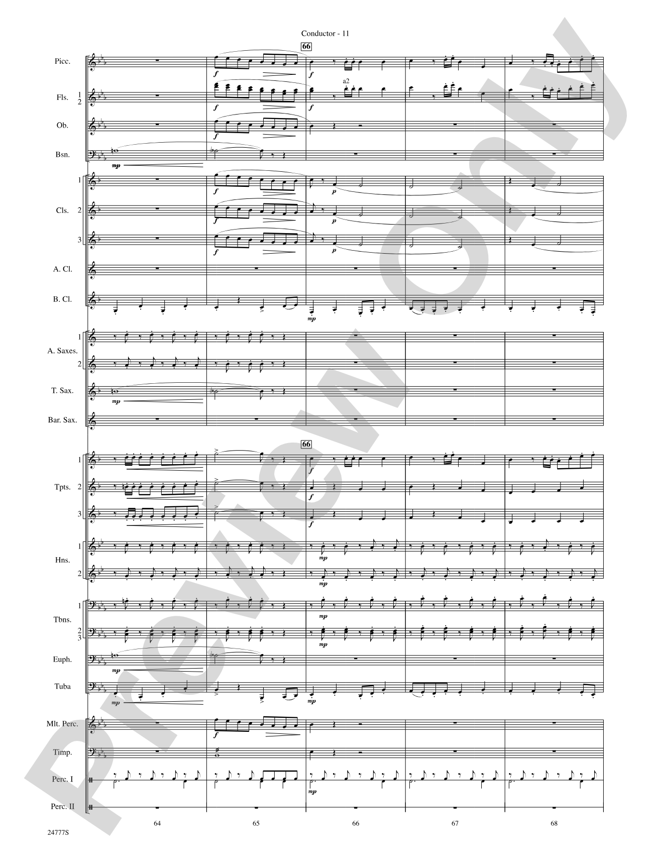 Harry at Hogwarts (from Harry Potter and the Goblet of Fire): Concert Band Conductor Score & Parts
