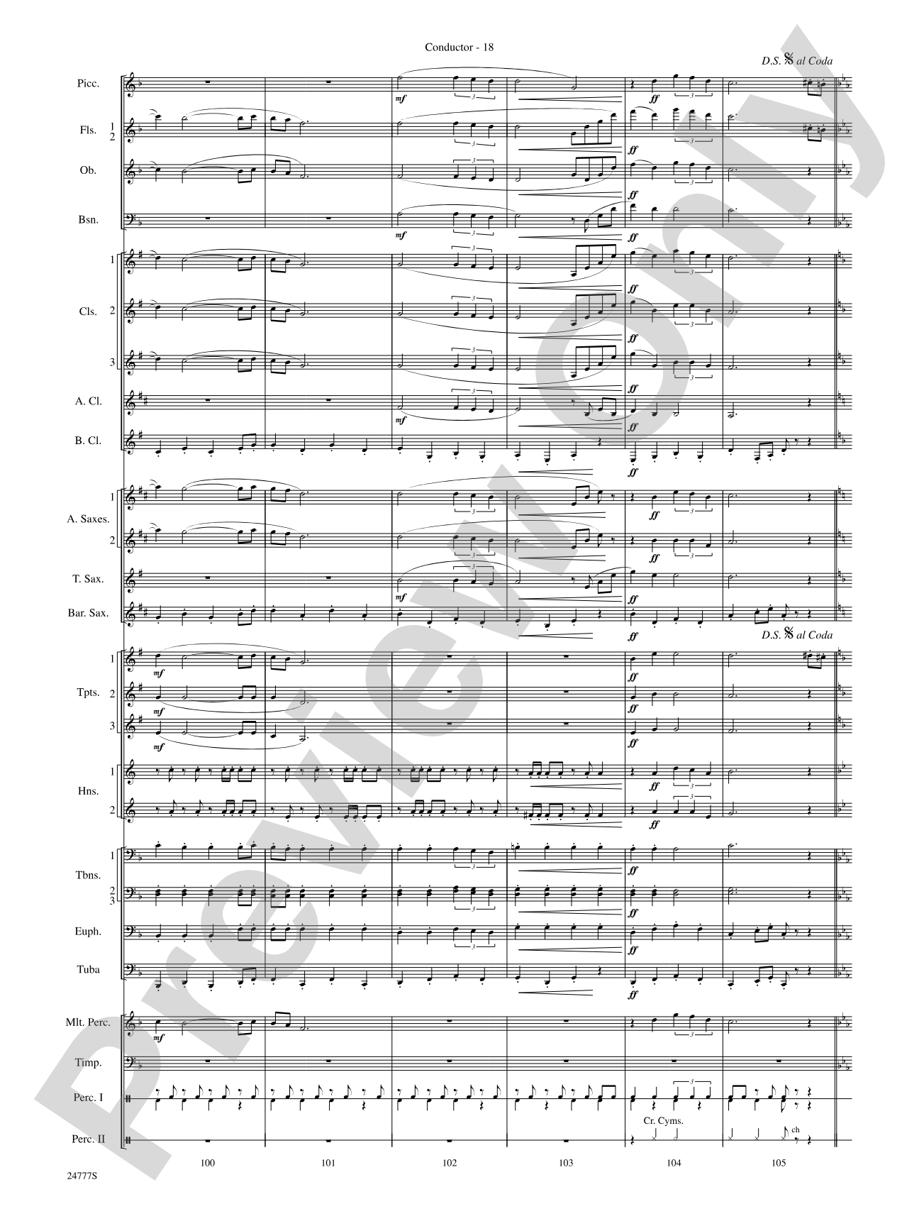 Harry at Hogwarts (from Harry Potter and the Goblet of Fire): Concert Band Conductor Score & Parts