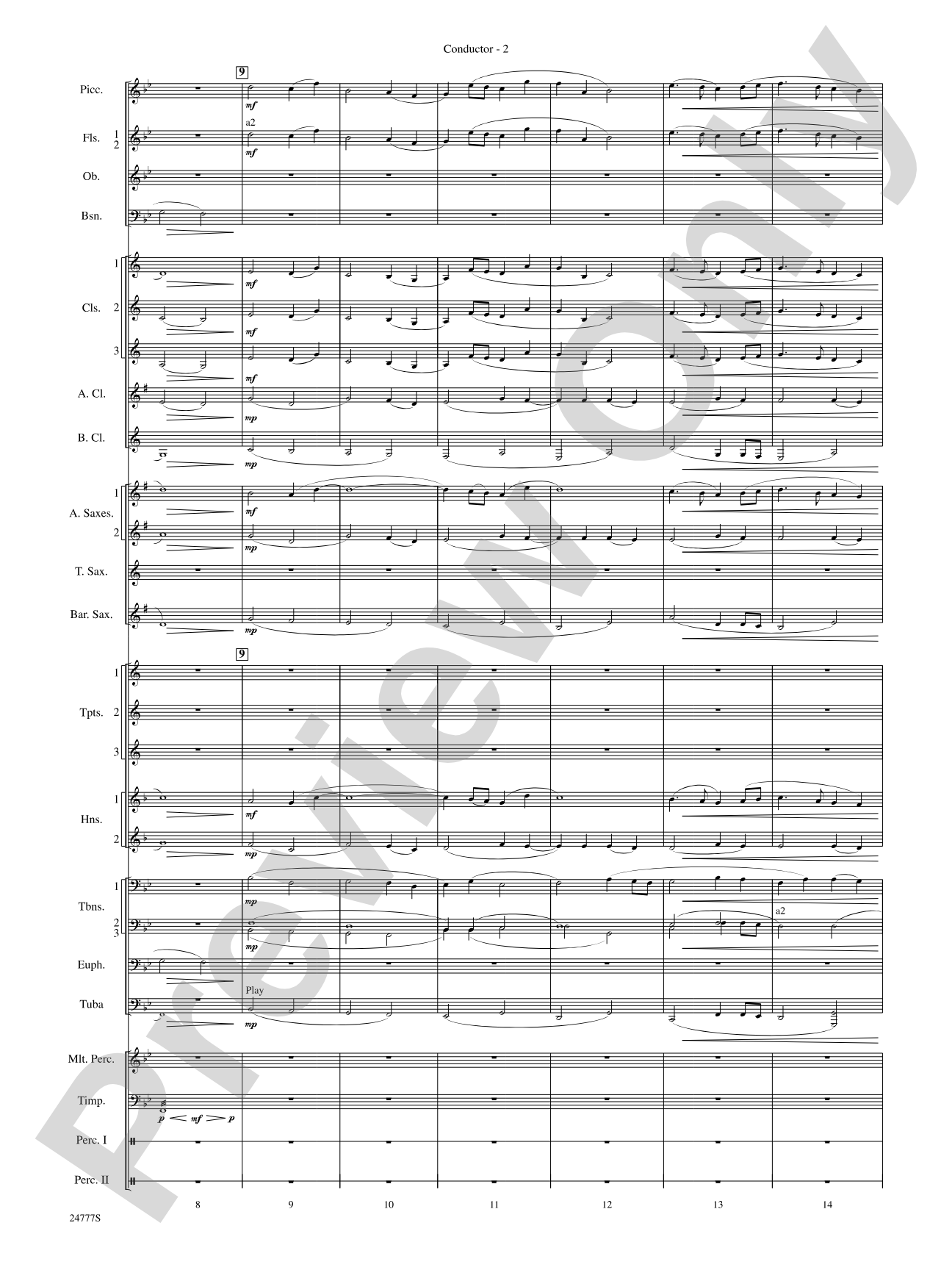 Harry at Hogwarts (from Harry Potter and the Goblet of Fire): Concert Band Conductor Score & Parts