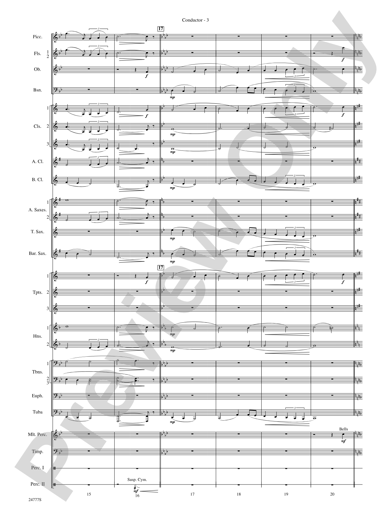 Harry at Hogwarts (from Harry Potter and the Goblet of Fire): Concert Band Conductor Score & Parts