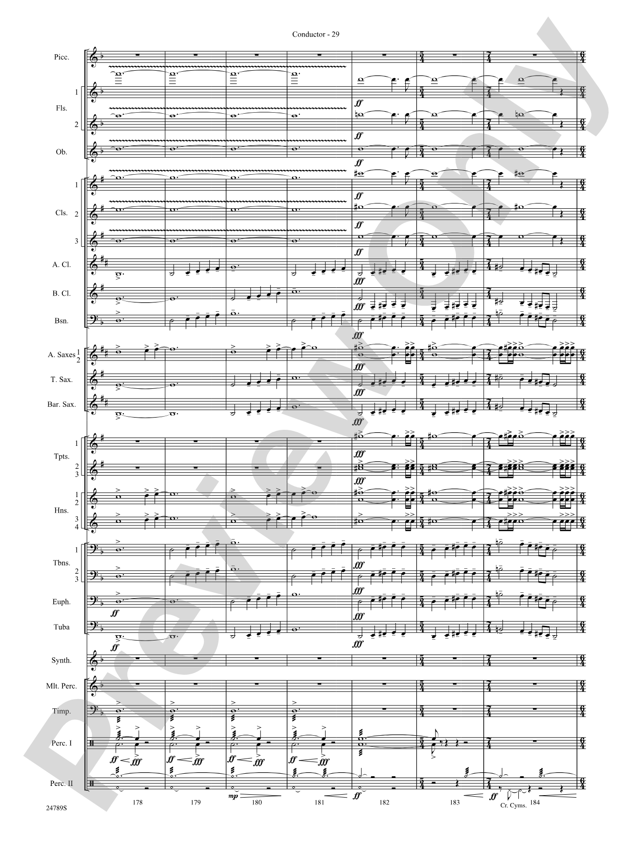 Harry Potter and the Goblet of Fire, Symphonic Suite from: Score