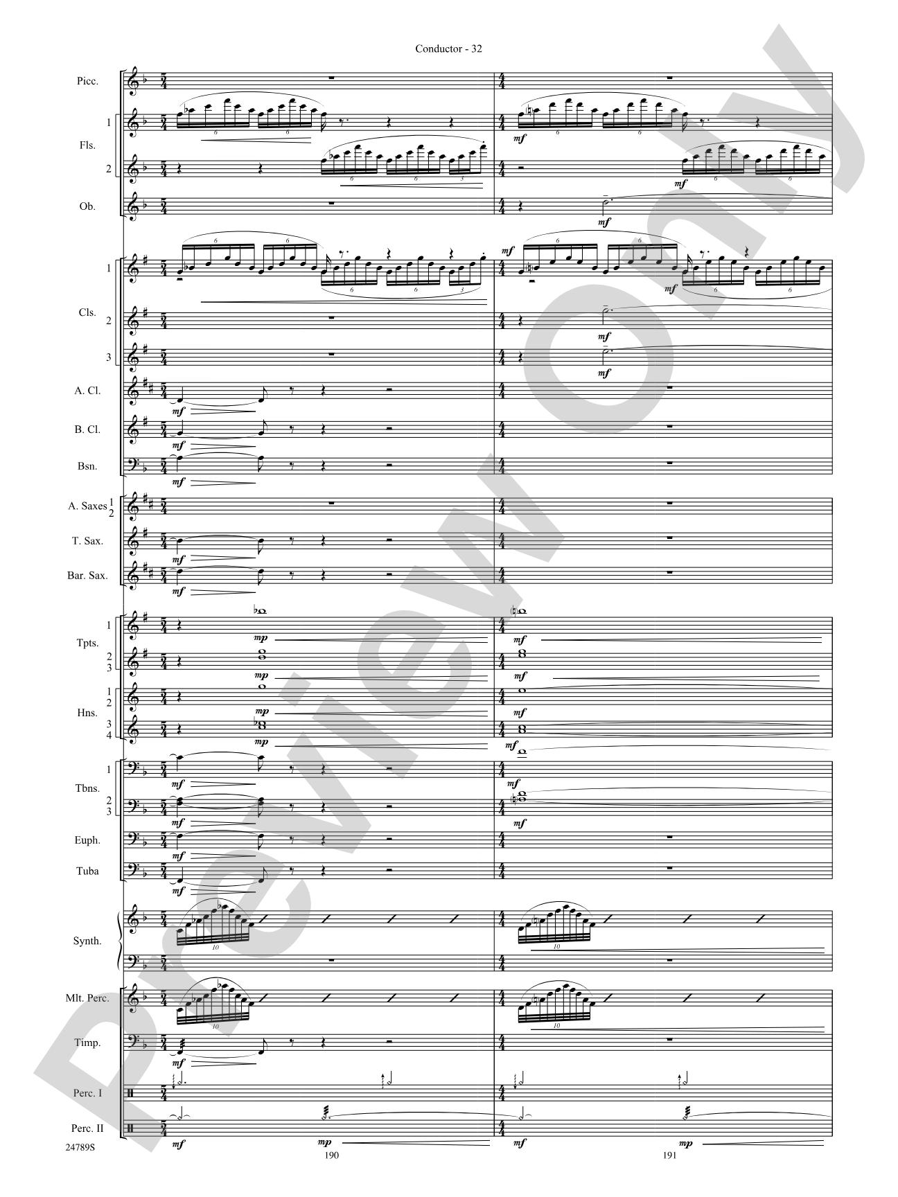 Harry Potter and the Goblet of Fire, Symphonic Suite from: Score