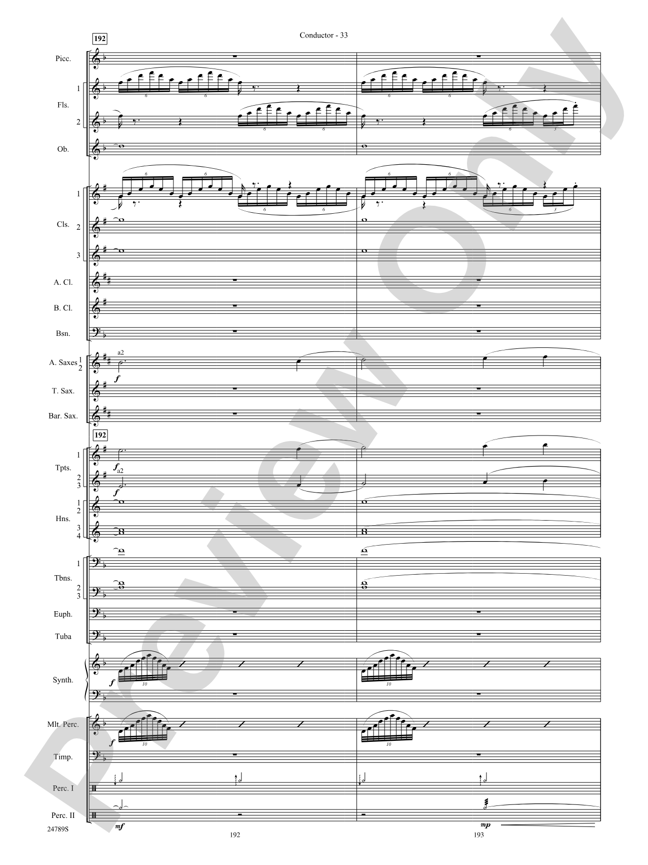 Harry Potter and the Goblet of Fire, Symphonic Suite from: Score